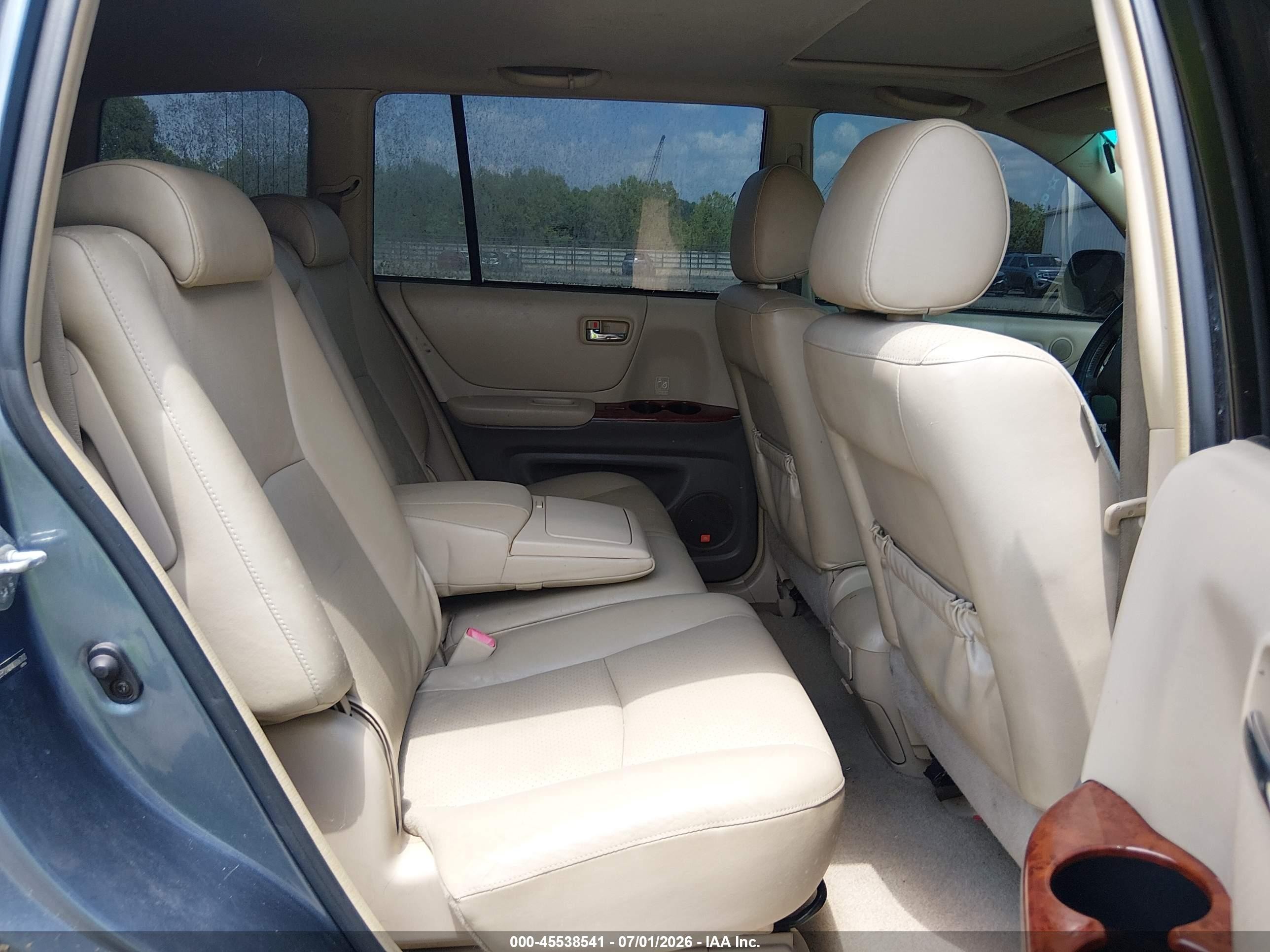 2004 Toyota Highlander Limited V6 Blue vin: JTEEP21AX40006703