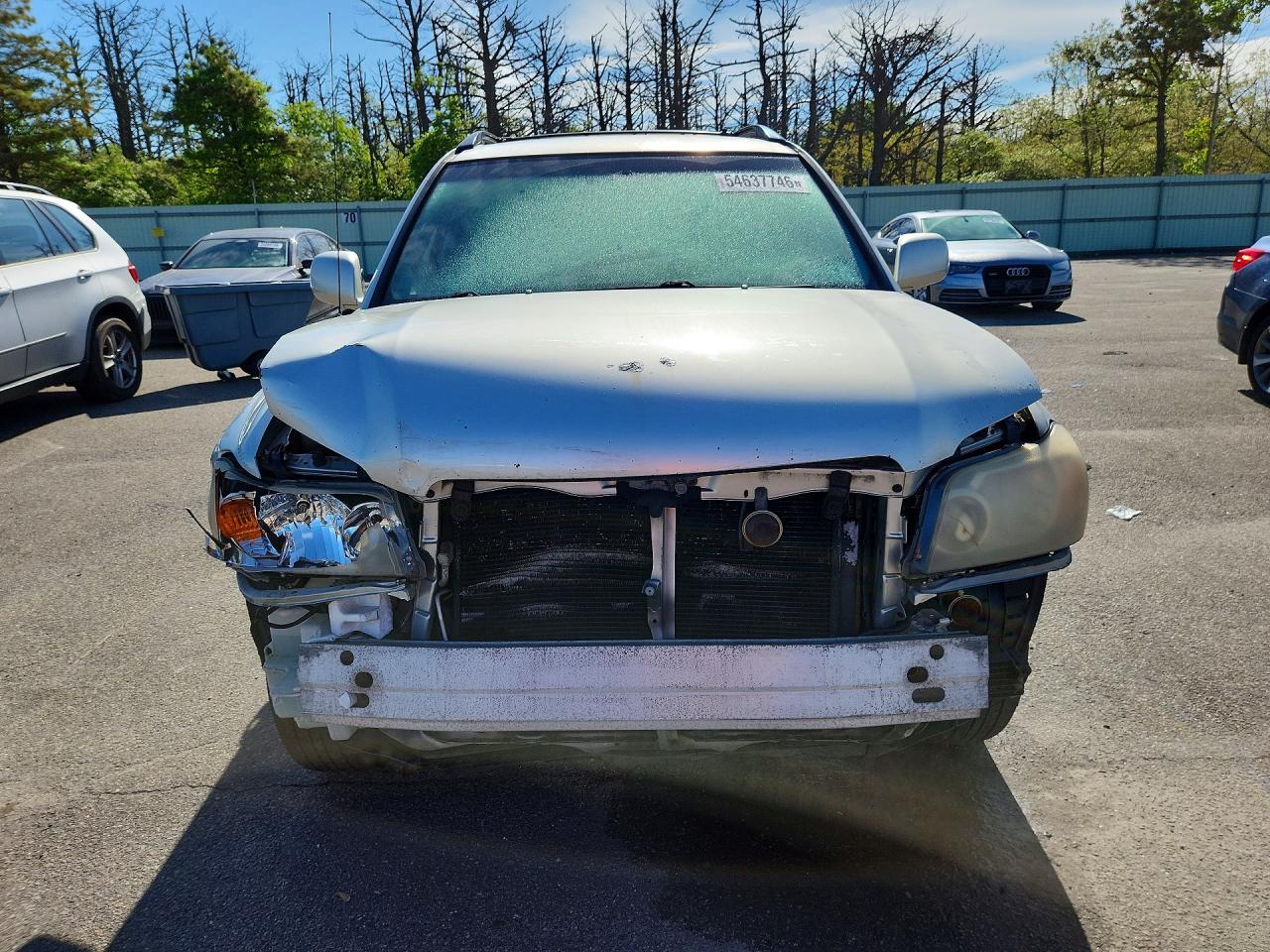 2004 Toyota Highlander Base Silver vin: JTEEP21AX40011884