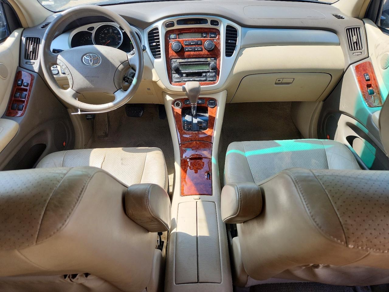 2004 Toyota Highlander Limited Black vin: JTEEP21AX40028166
