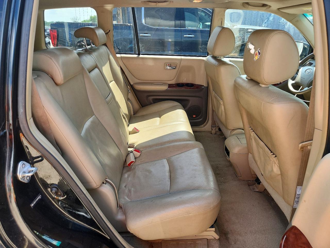 2004 Toyota Highlander Limited Black vin: JTEEP21AX40028166