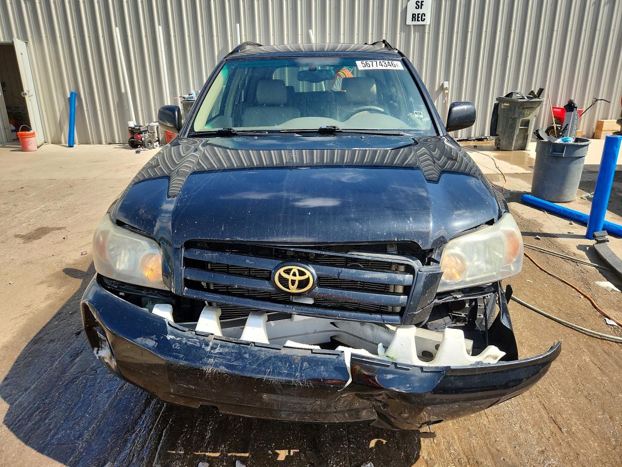 2004 Toyota Highlander Limited Black vin: JTEEP21AX40028166