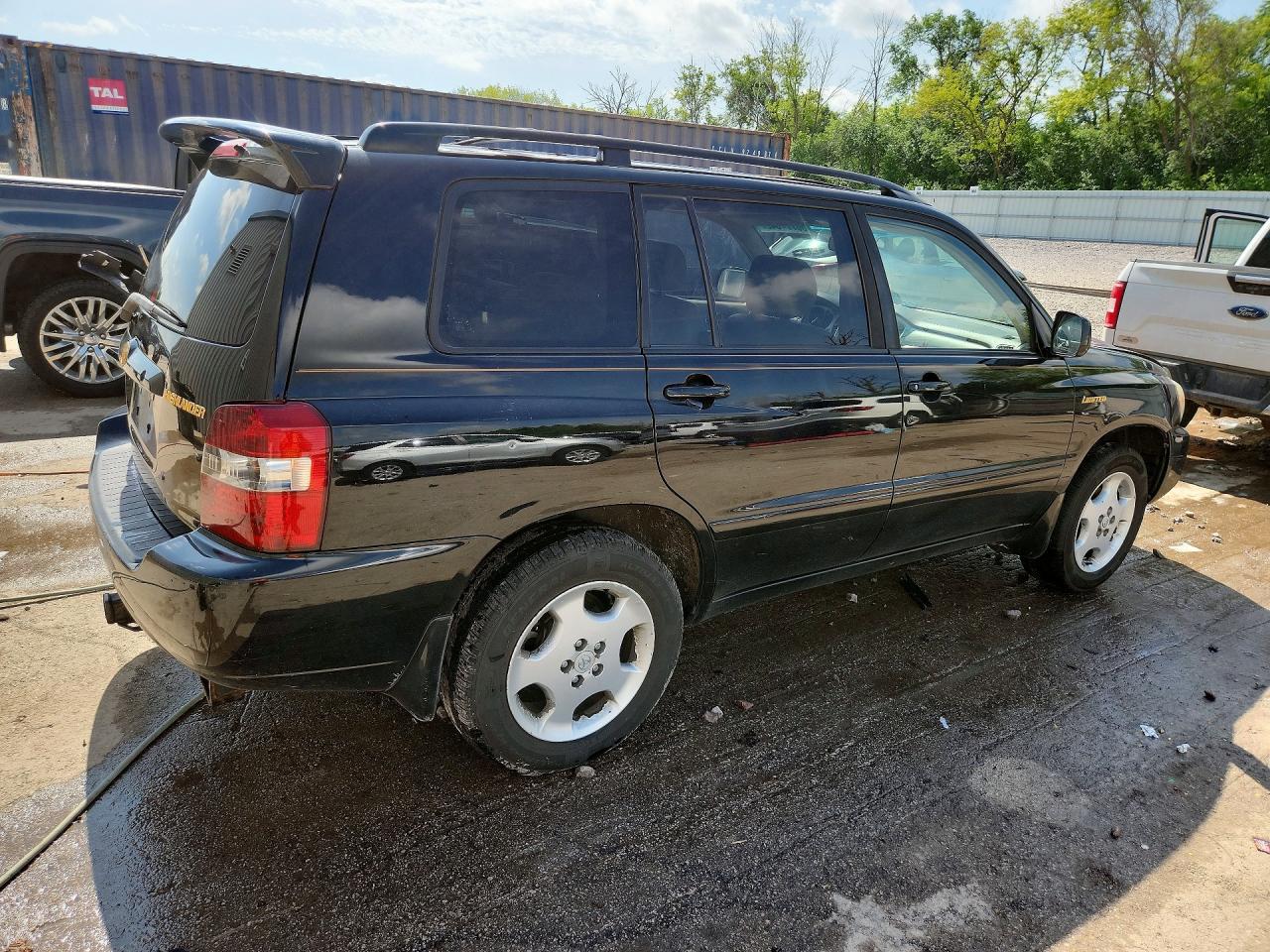 2004 Toyota Highlander Limited Black vin: JTEEP21AX40028166