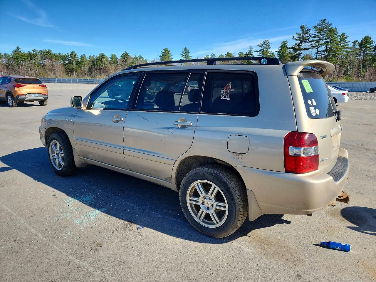 2004 Toyota Highlander Limited Tan vin: JTEEP21AX40038390