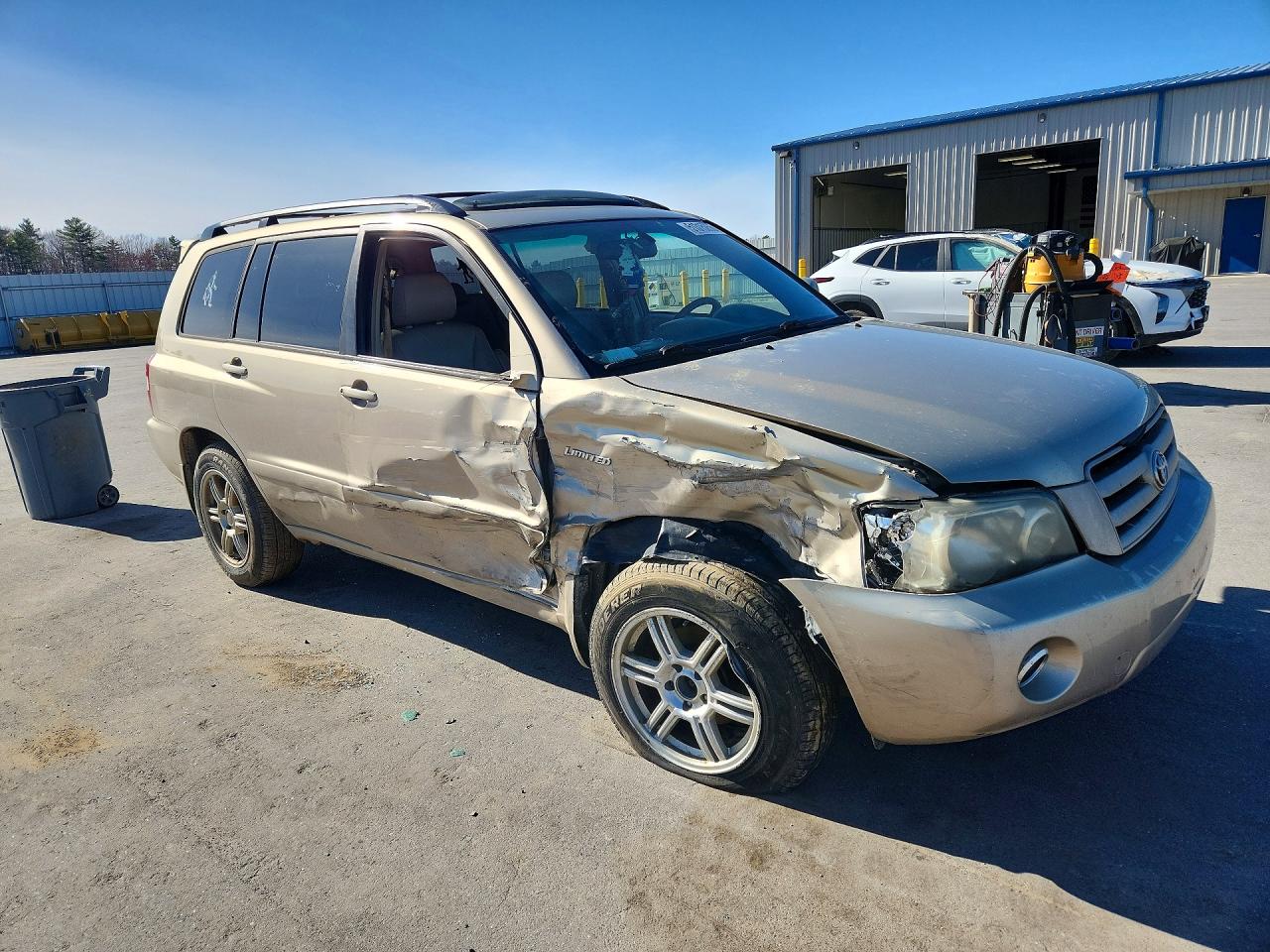 2004 Toyota Highlander Limited Tan vin: JTEEP21AX40038390