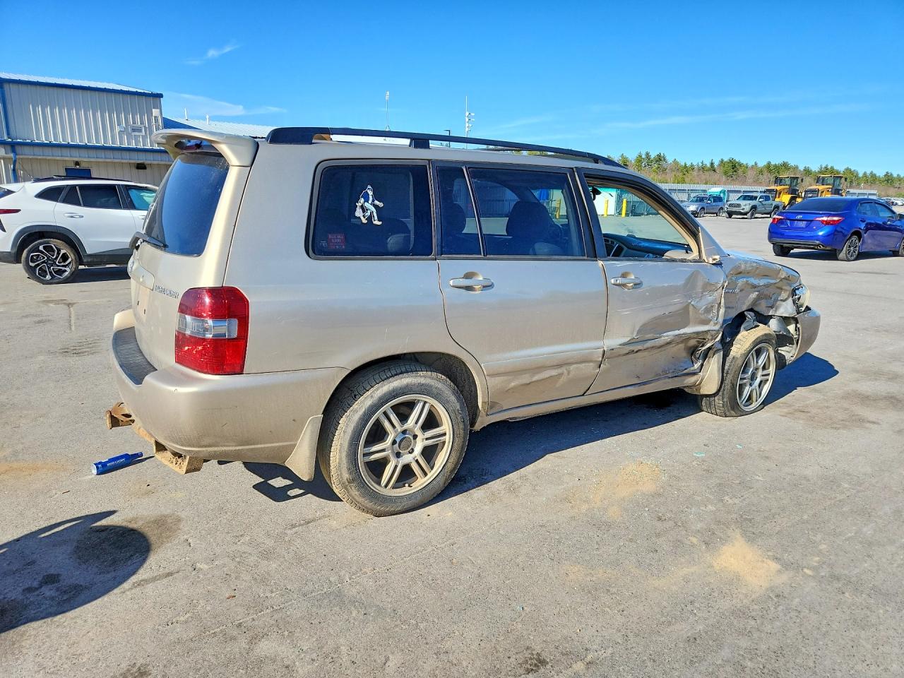 2004 Toyota Highlander Limited Tan vin: JTEEP21AX40038390