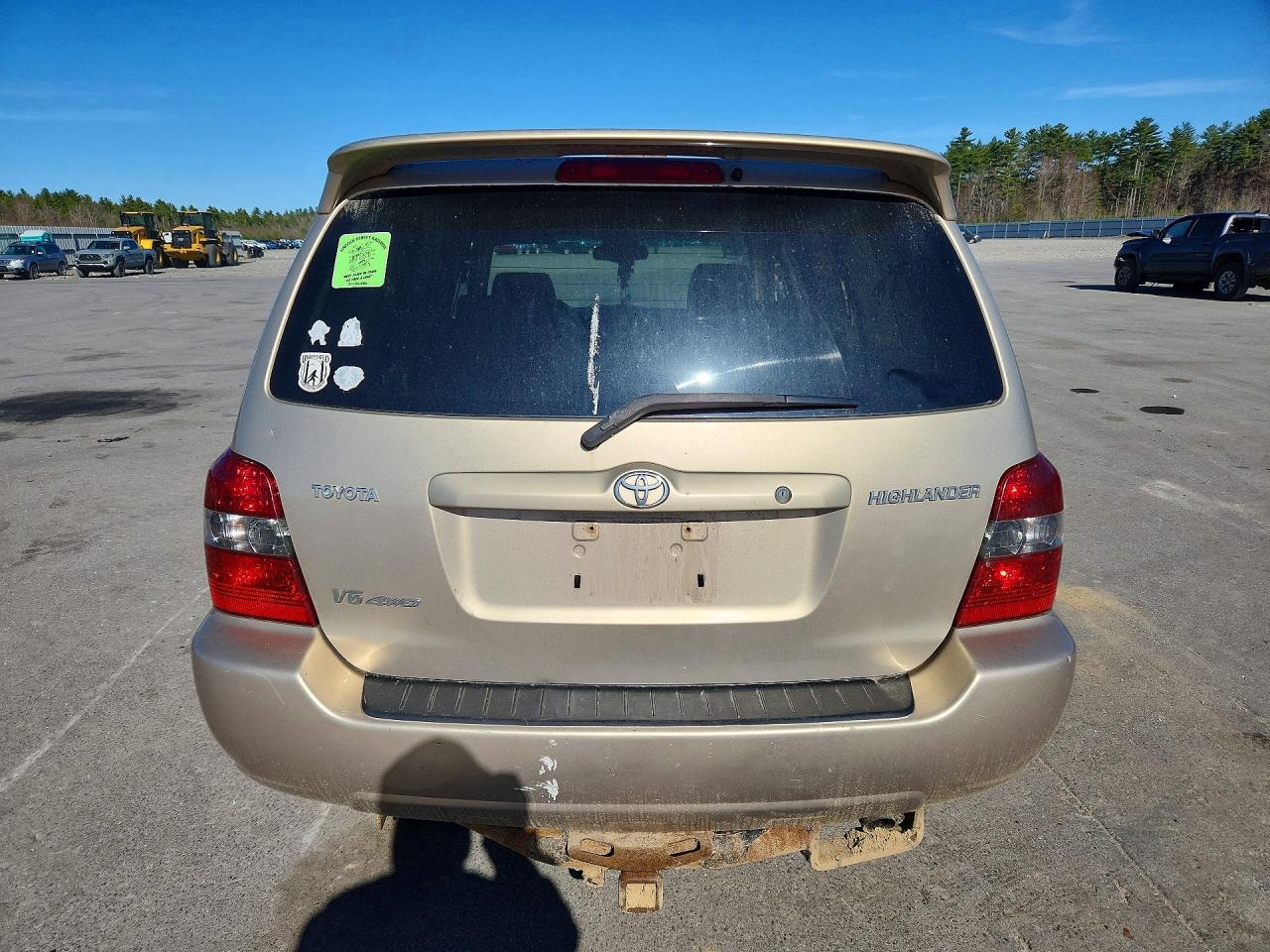2004 Toyota Highlander Limited Tan vin: JTEEP21AX40038390