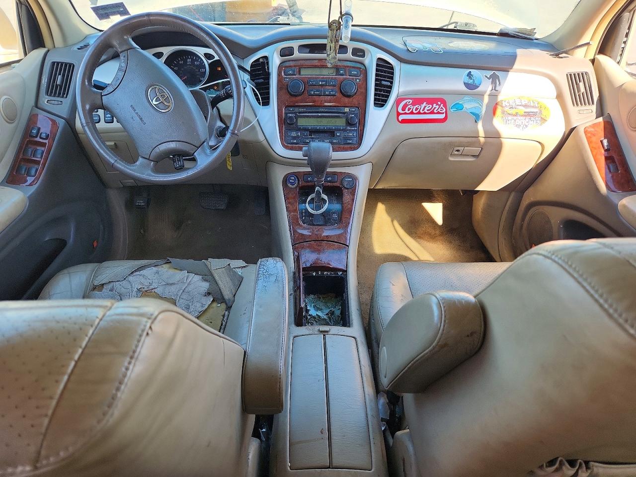 2004 Toyota Highlander Limited Tan vin: JTEEP21AX40038390