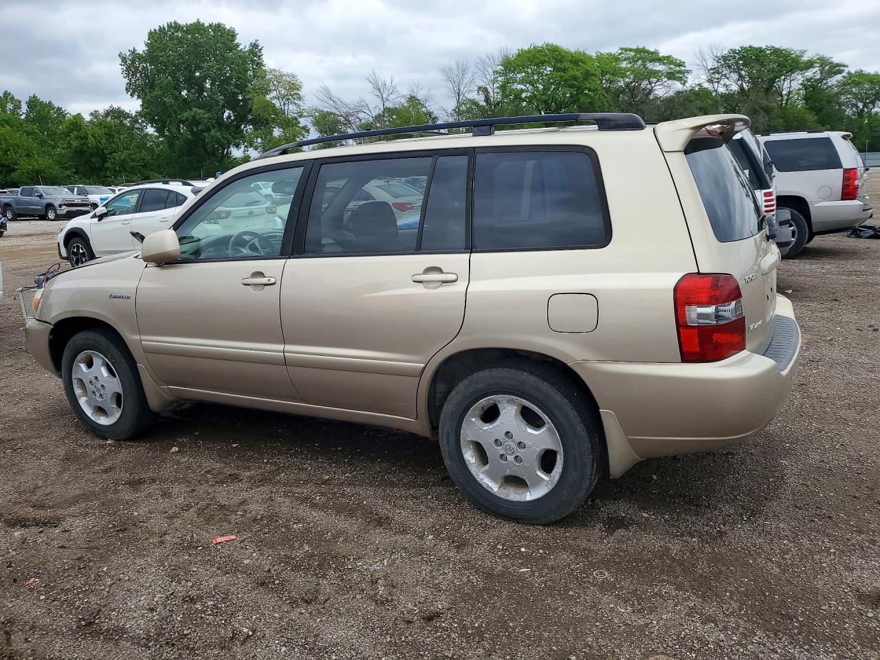 2004 Toyota Highlander Limited Gold vin: JTEEP21AX40042844