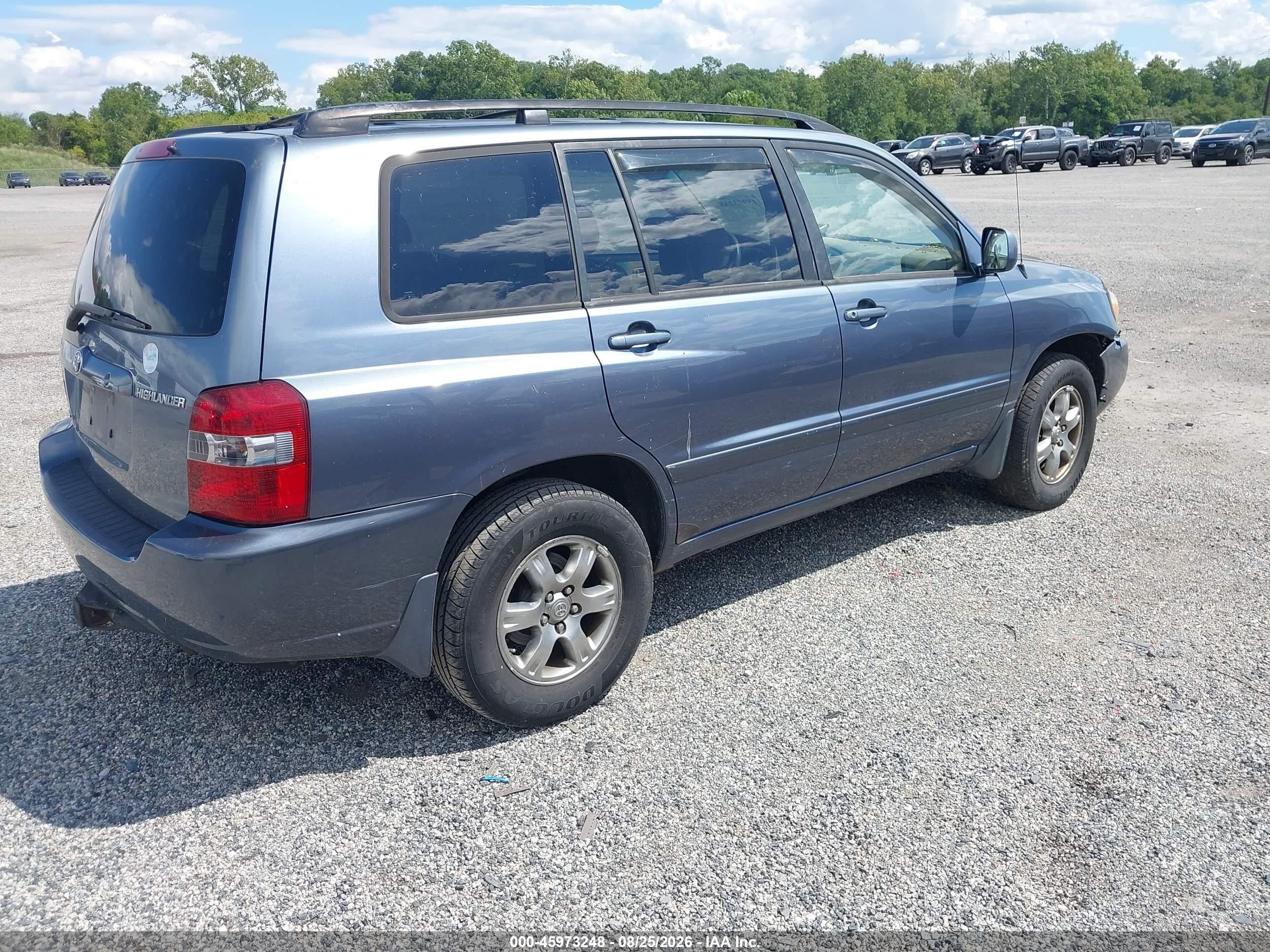 2004 Toyota Highlander V6 Синий vin: JTEEP21AX40053150