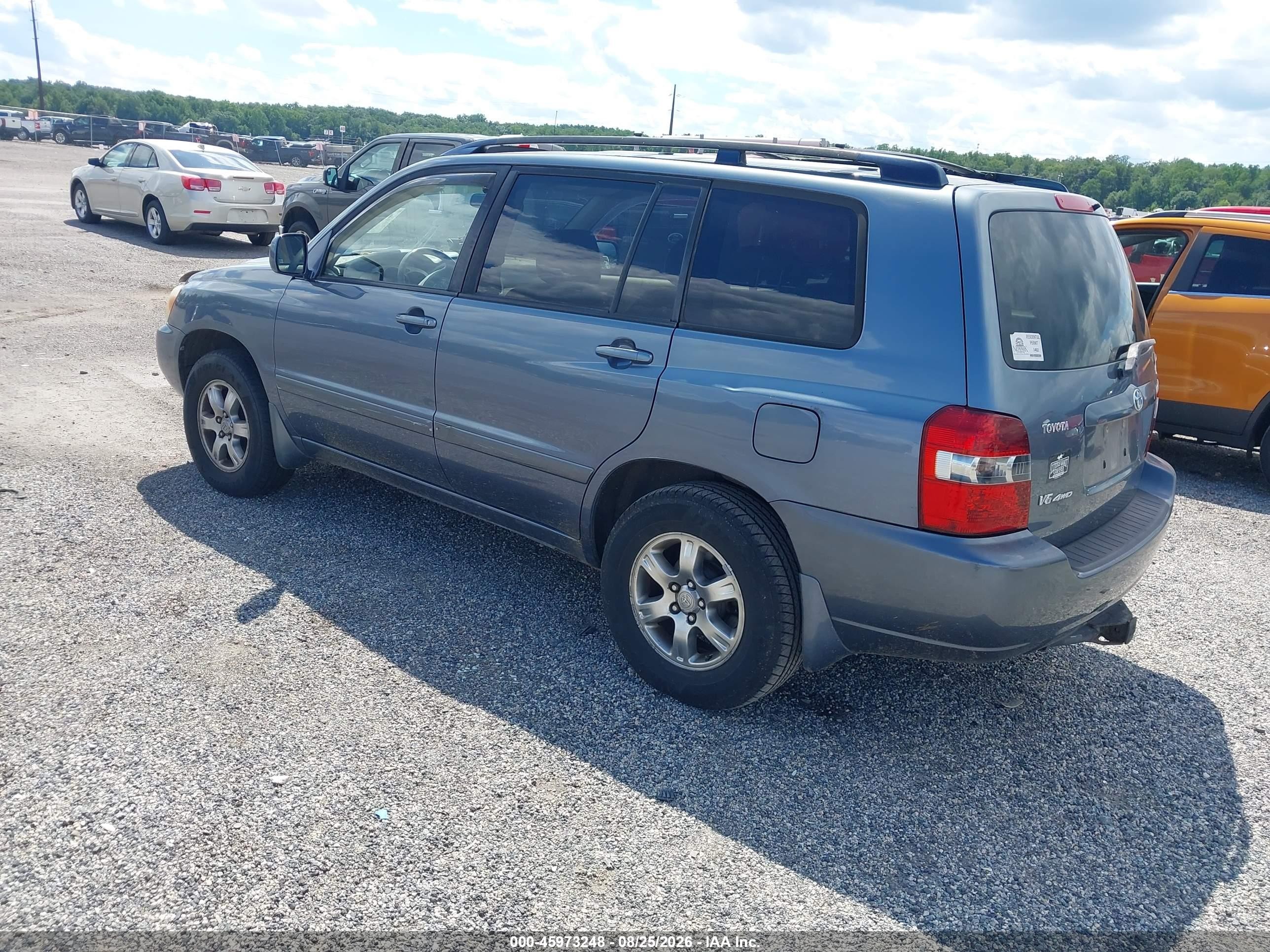 2004 Toyota Highlander V6 Синий vin: JTEEP21AX40053150