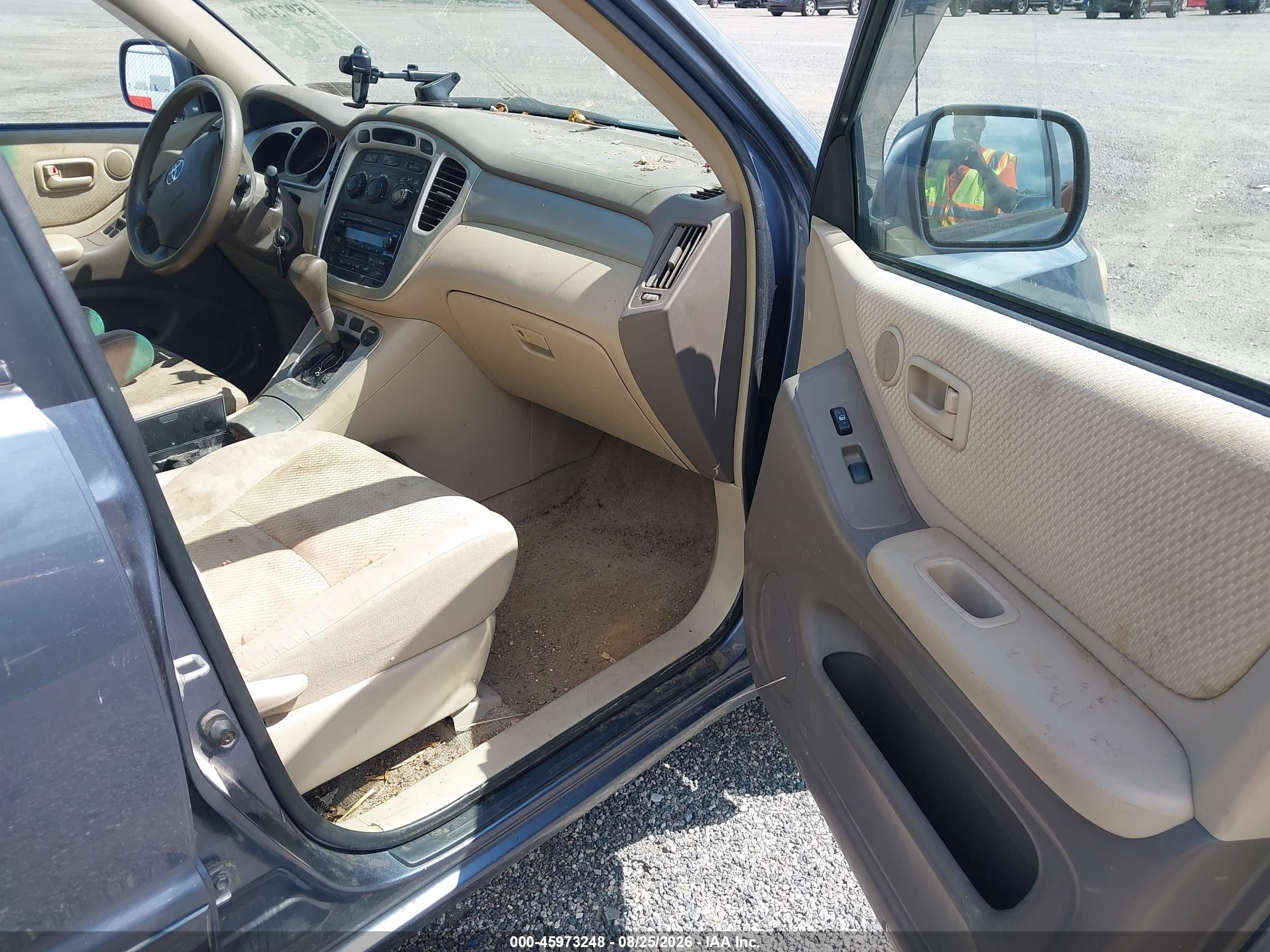 2004 Toyota Highlander V6 Синий vin: JTEEP21AX40053150