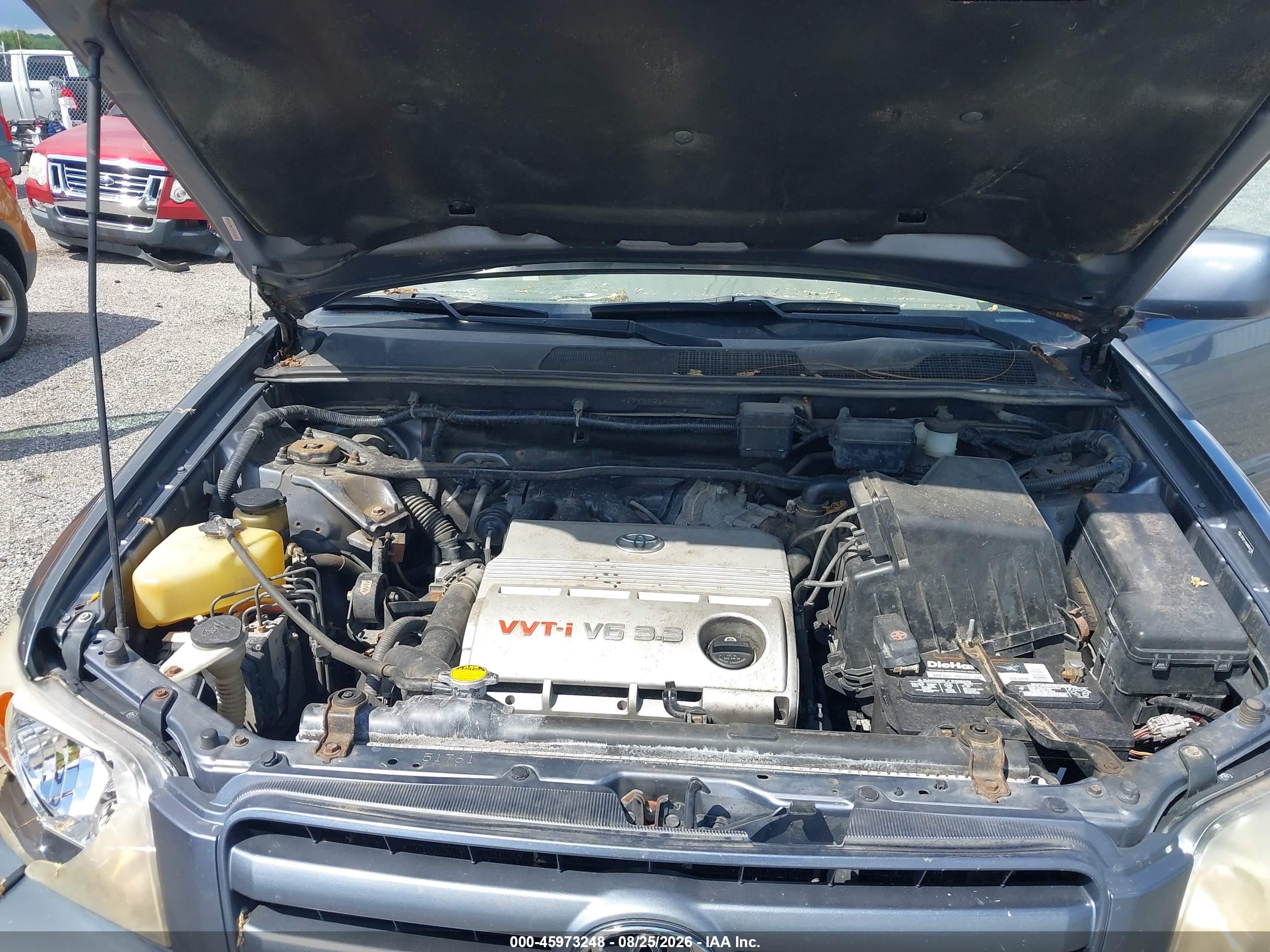 2004 Toyota Highlander V6 Синий vin: JTEEP21AX40053150