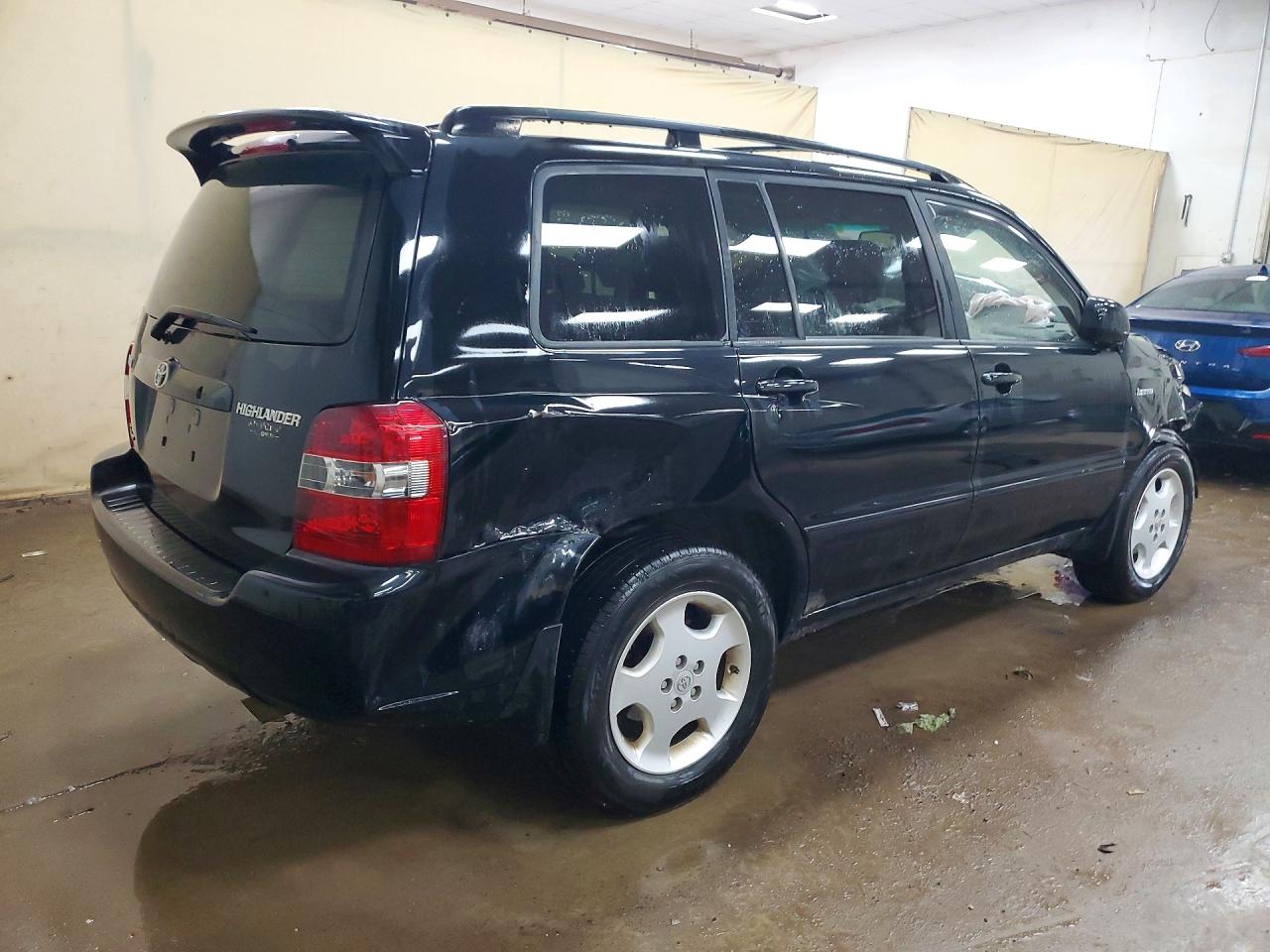 2004 Toyota Highlander Limited Black vin: JTEEP21AX40054587