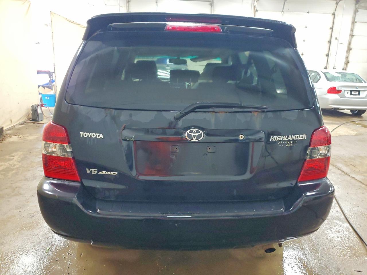 2004 Toyota Highlander Limited Black vin: JTEEP21AX40054587