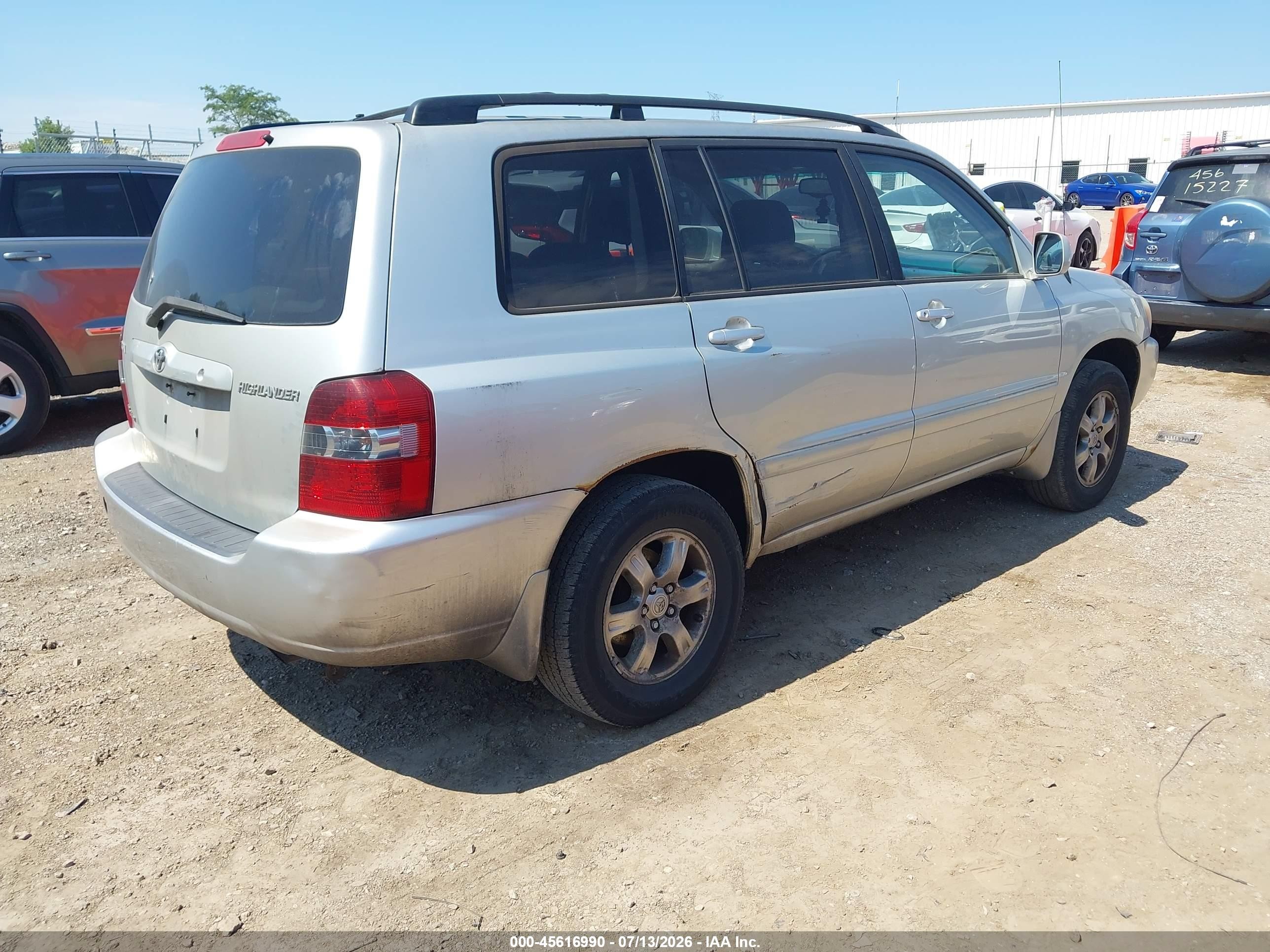 2004 Toyota Highlander V6 Серебряный vin: JTEEP21AX40059546