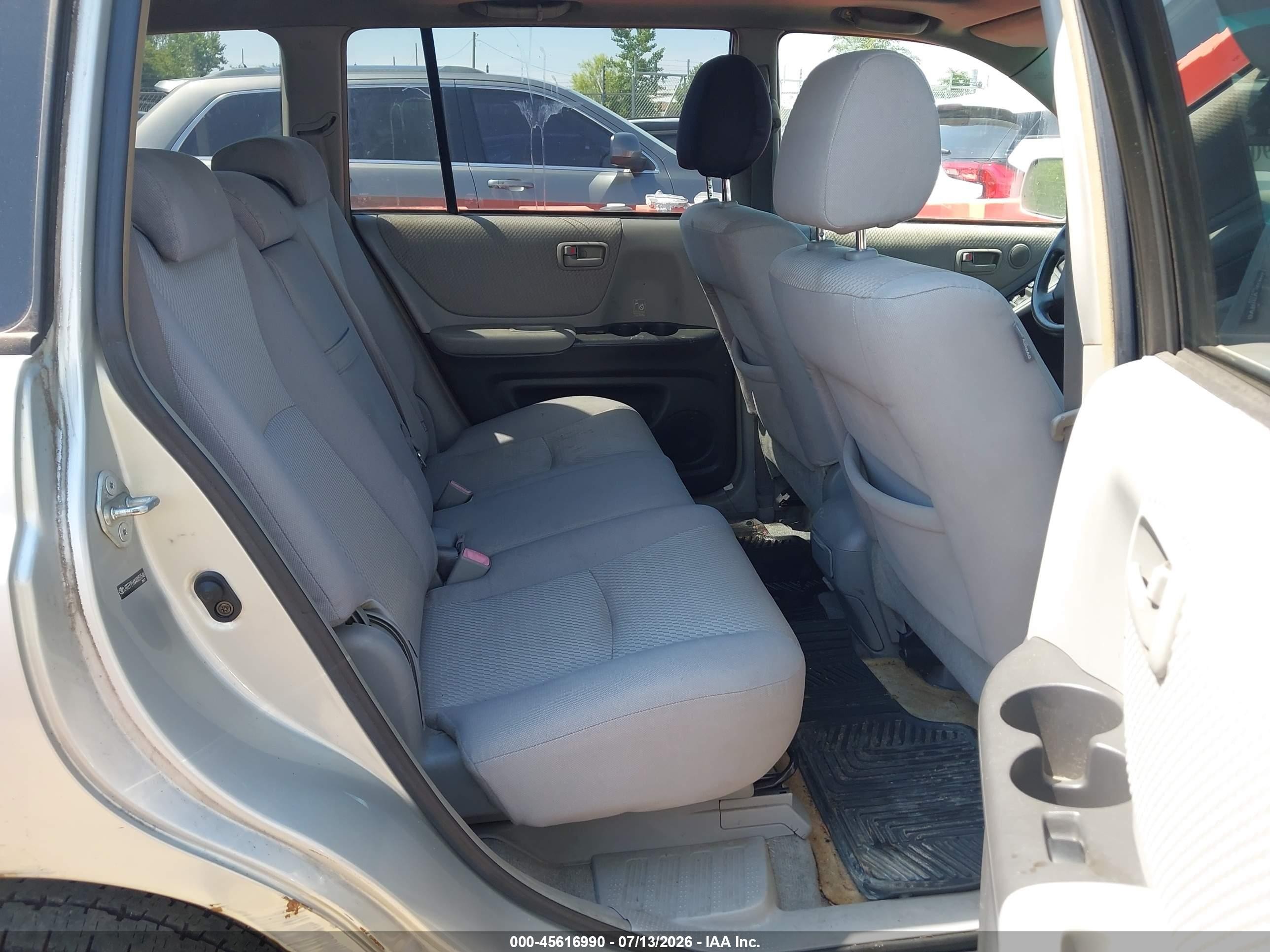 2004 Toyota Highlander V6 Серебряный vin: JTEEP21AX40059546