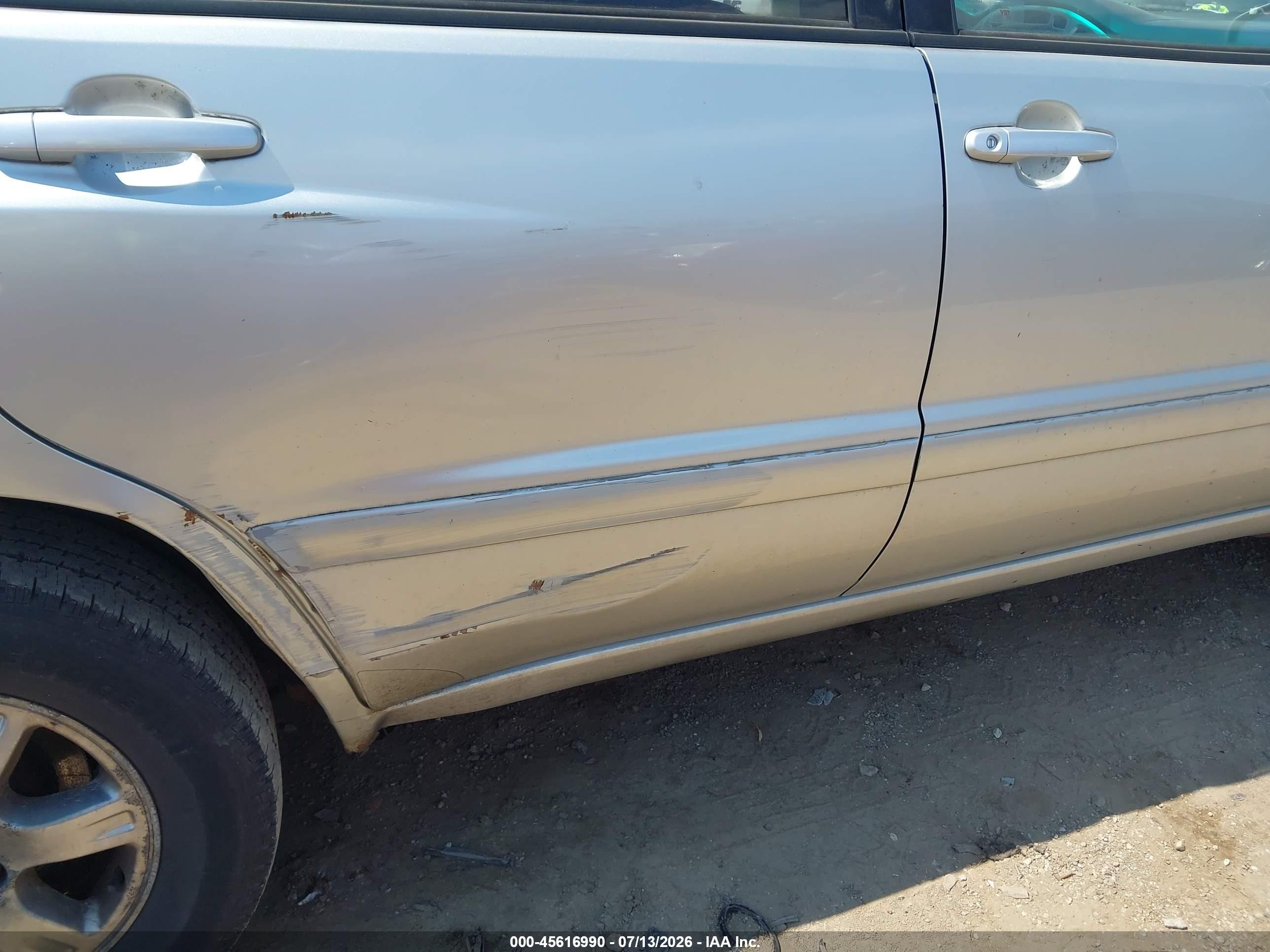 2004 Toyota Highlander V6 Серебряный vin: JTEEP21AX40059546