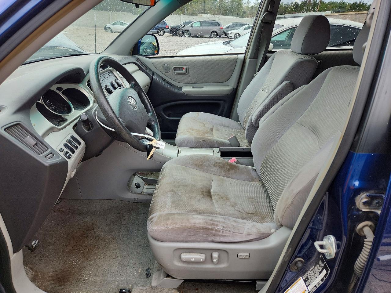 2004 Toyota Highlander Base Blue vin: JTEEP21AX40059658