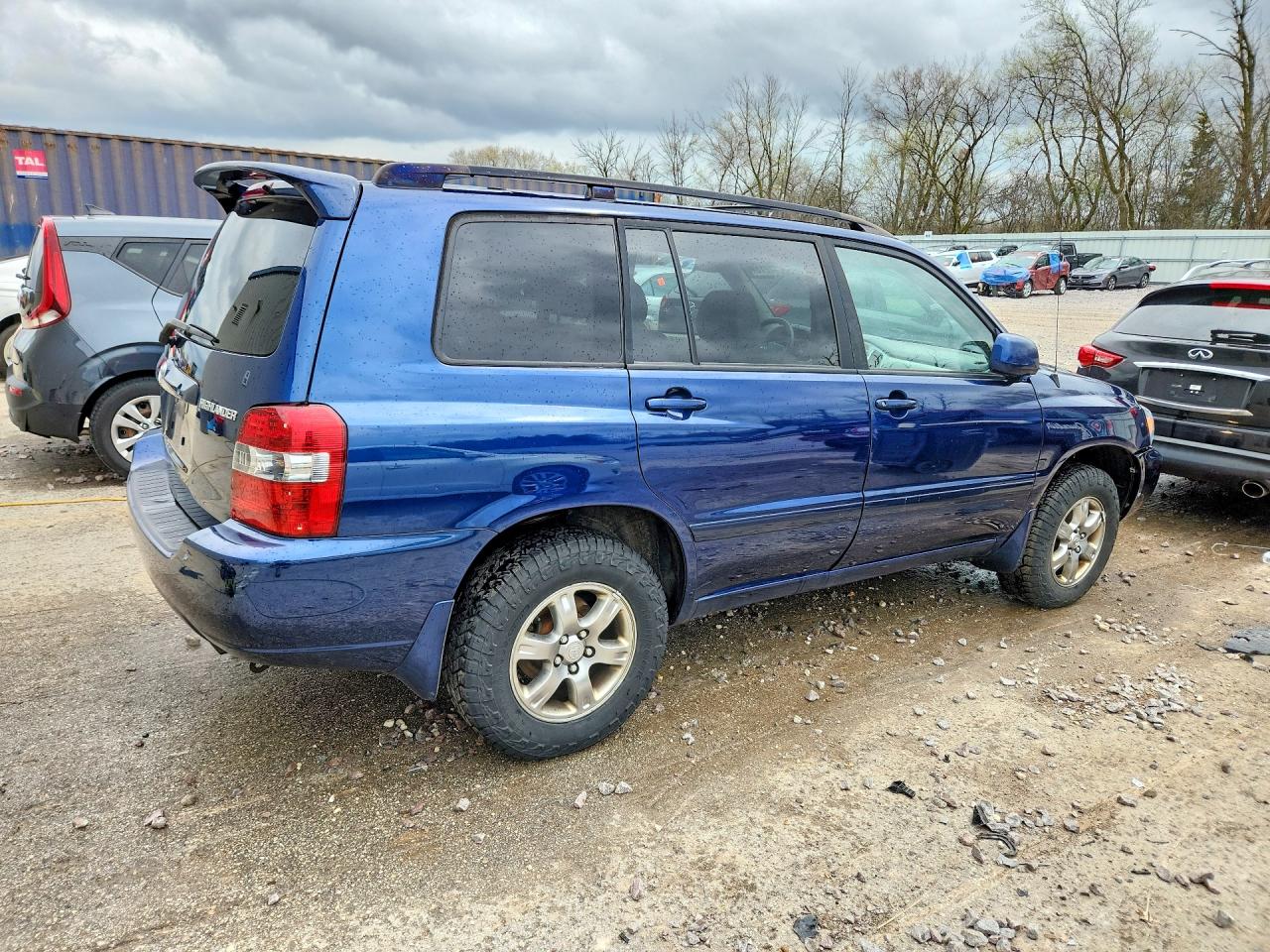 2004 Toyota Highlander Base Blue vin: JTEEP21AX40059658