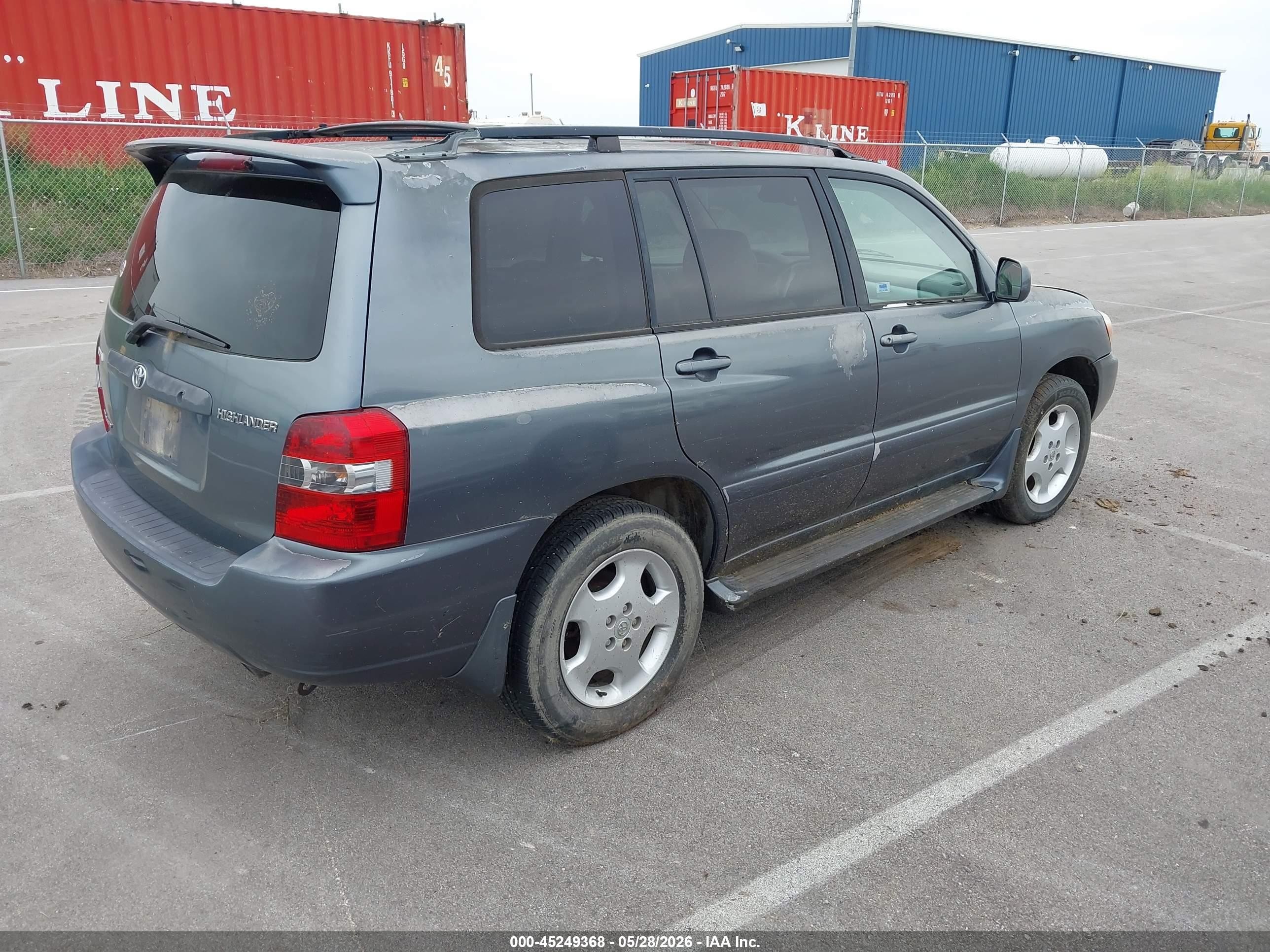 2004 Toyota Highlander   Blue vin: JTEEP21AX40066464