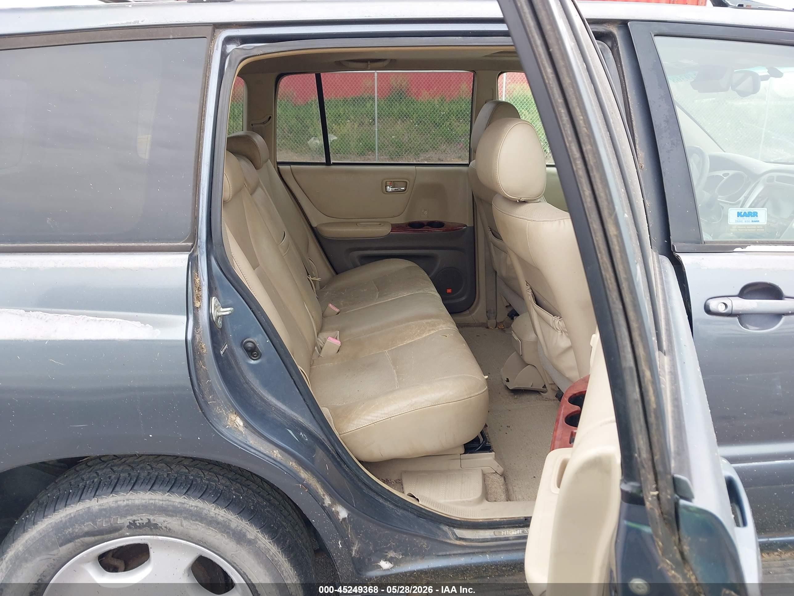 2004 Toyota Highlander   Blue vin: JTEEP21AX40066464