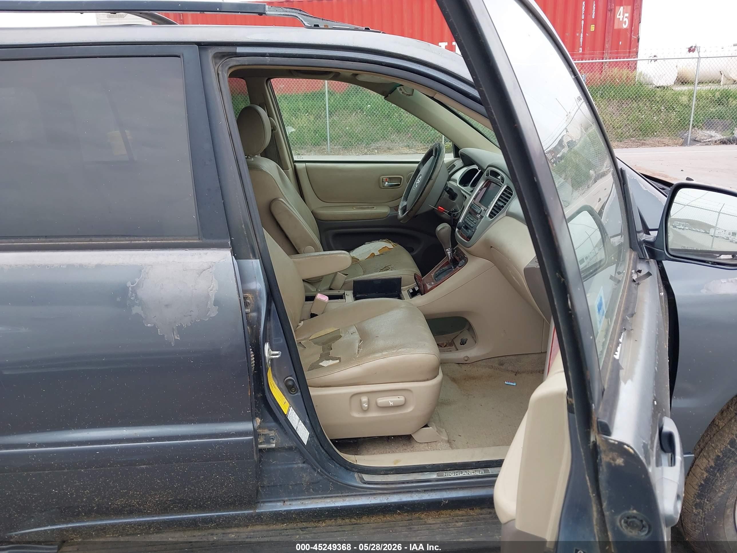 2004 Toyota Highlander   Blue vin: JTEEP21AX40066464