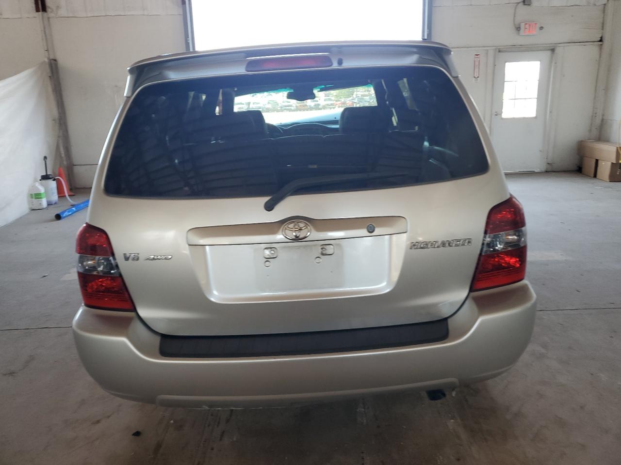 2005 Toyota Highlander Limited Silver vin: JTEEP21AX50075313