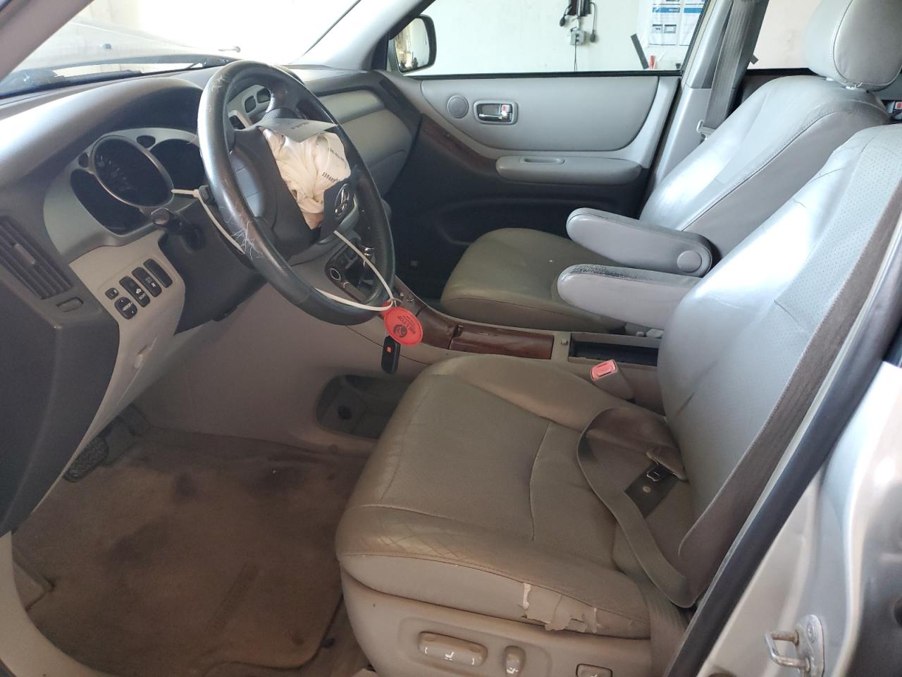 2005 Toyota Highlander Limited Silver vin: JTEEP21AX50075313