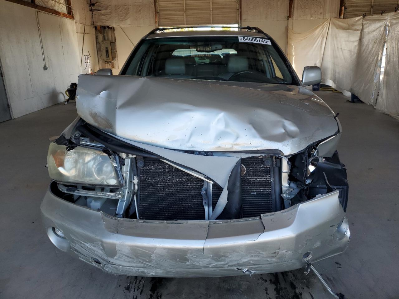 2005 Toyota Highlander Limited Silver vin: JTEEP21AX50075313