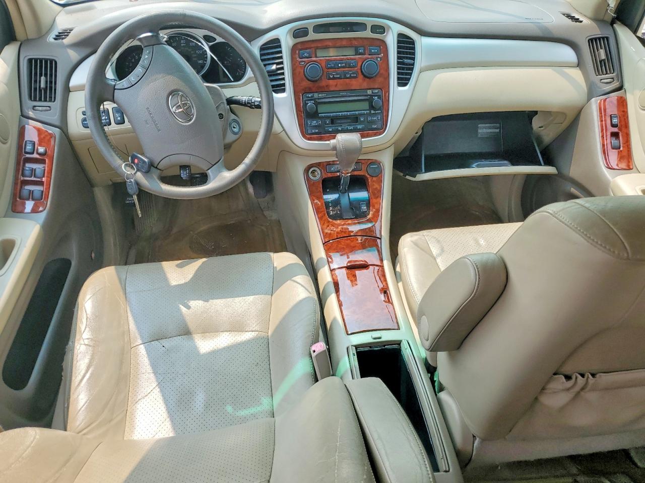 2005 Toyota Highlander Limited Золотой vin: JTEEP21AX50079488