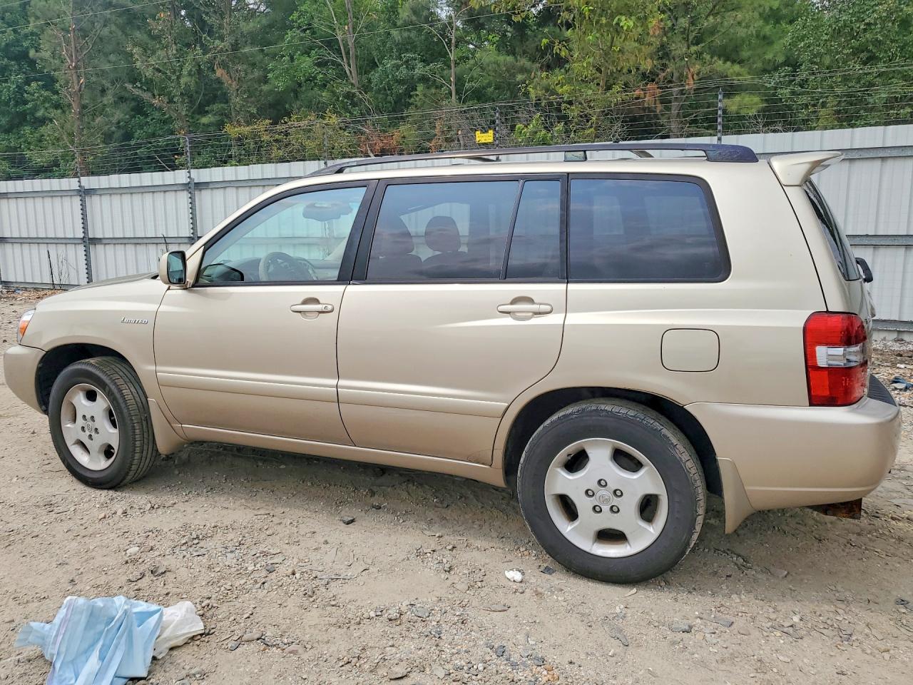 2005 Toyota Highlander Limited Золотой vin: JTEEP21AX50079488
