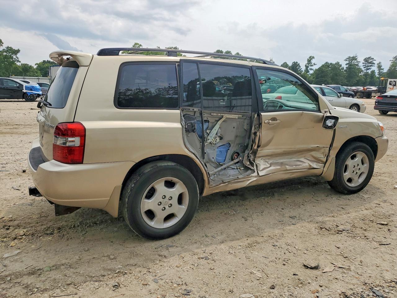 2005 Toyota Highlander Limited Золотой vin: JTEEP21AX50079488