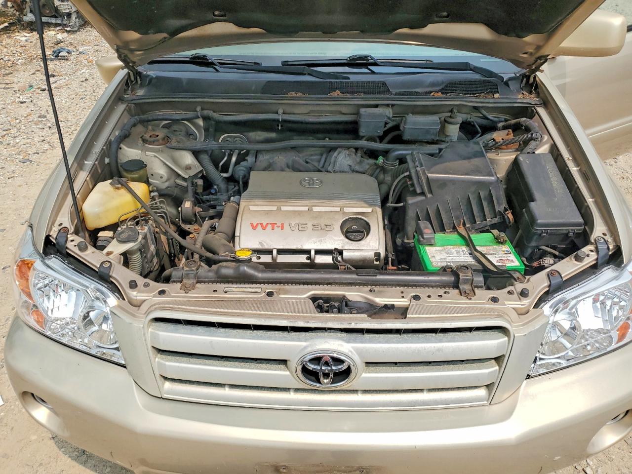 2005 Toyota Highlander Limited Золотой vin: JTEEP21AX50079488