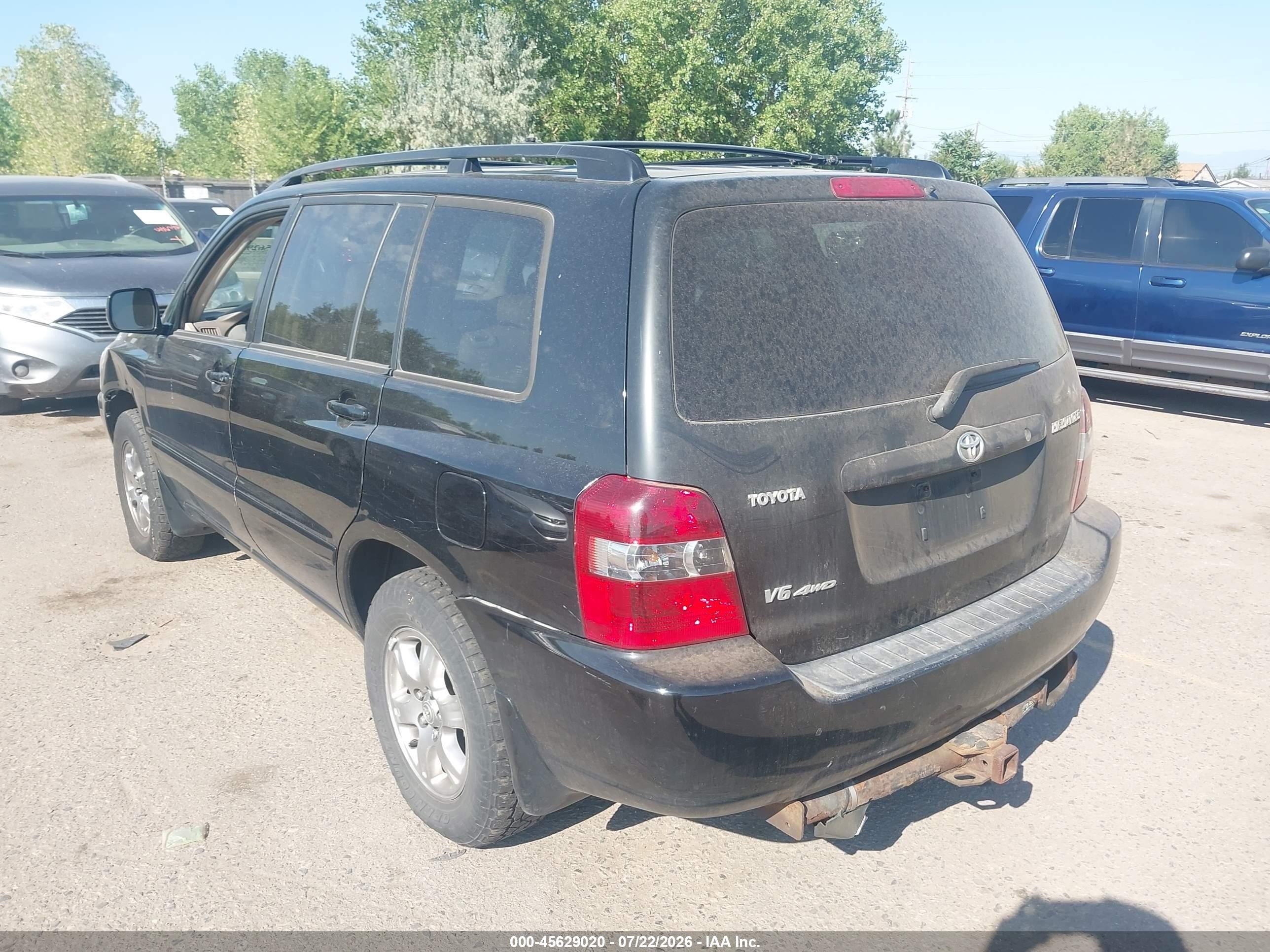 2005 Toyota Highlander V6 Черный vin: JTEEP21AX50099997