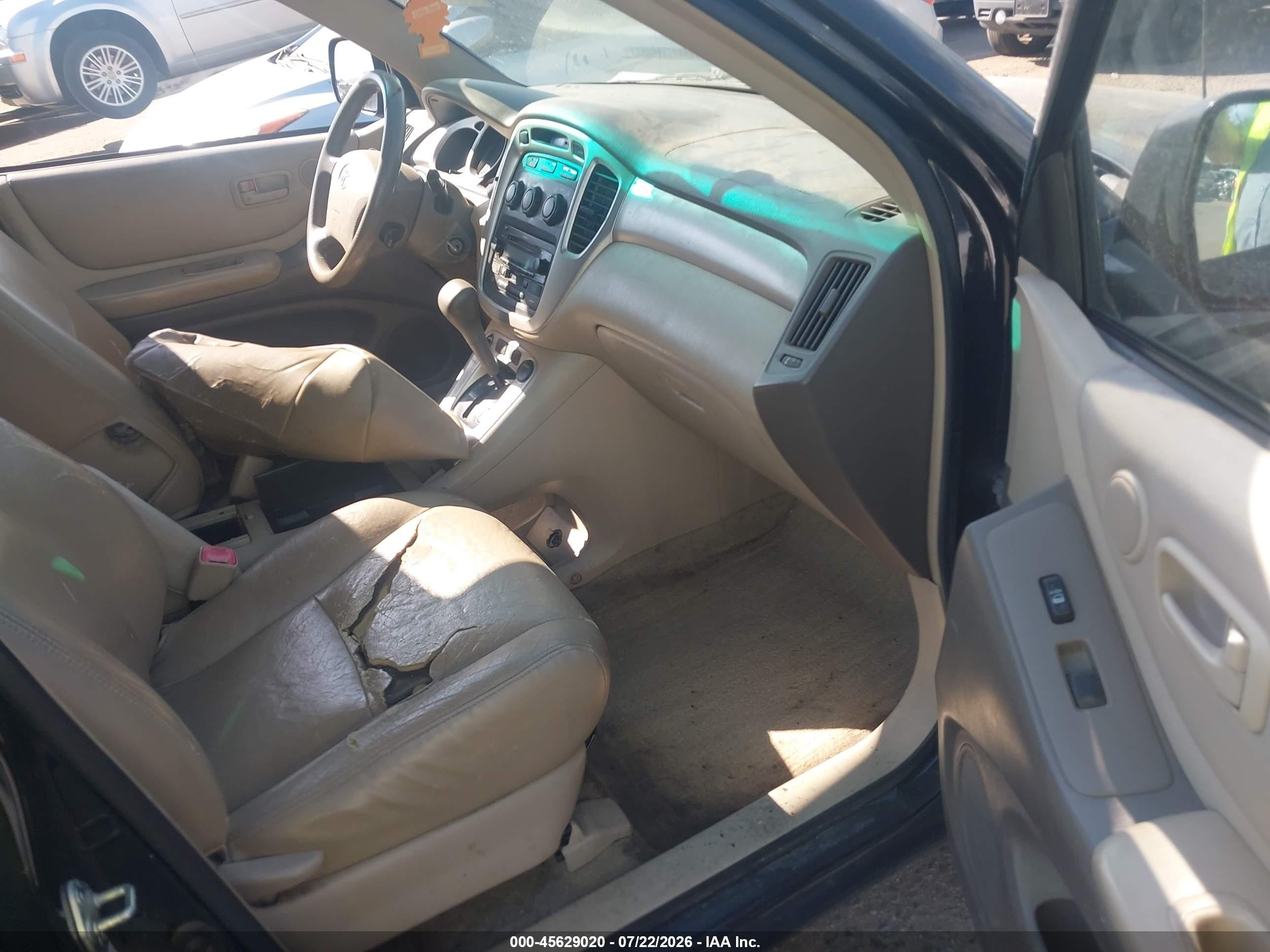 2005 Toyota Highlander V6 Черный vin: JTEEP21AX50099997