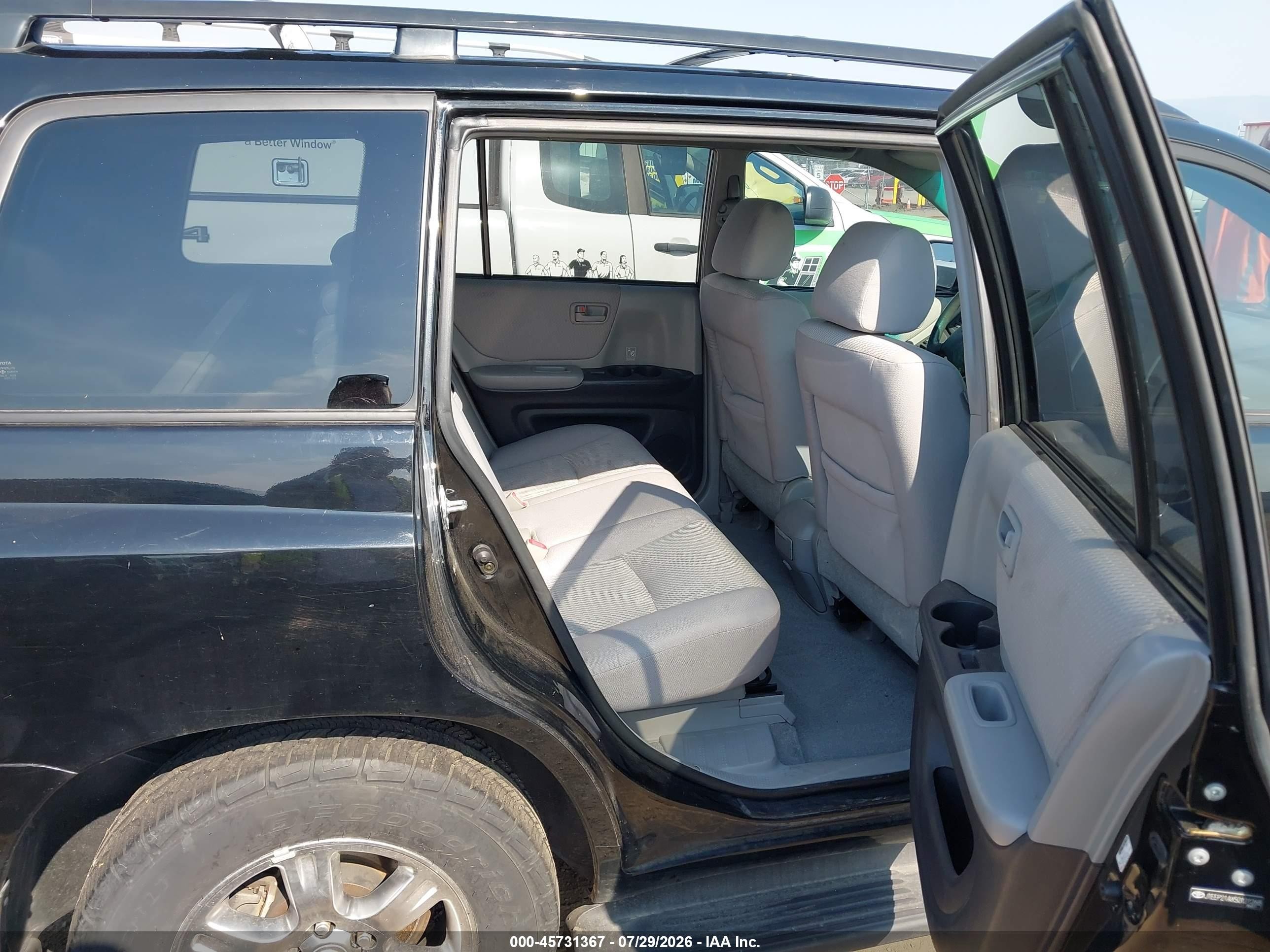 2005 Toyota Highlander V6 Black vin: JTEEP21AX50121268