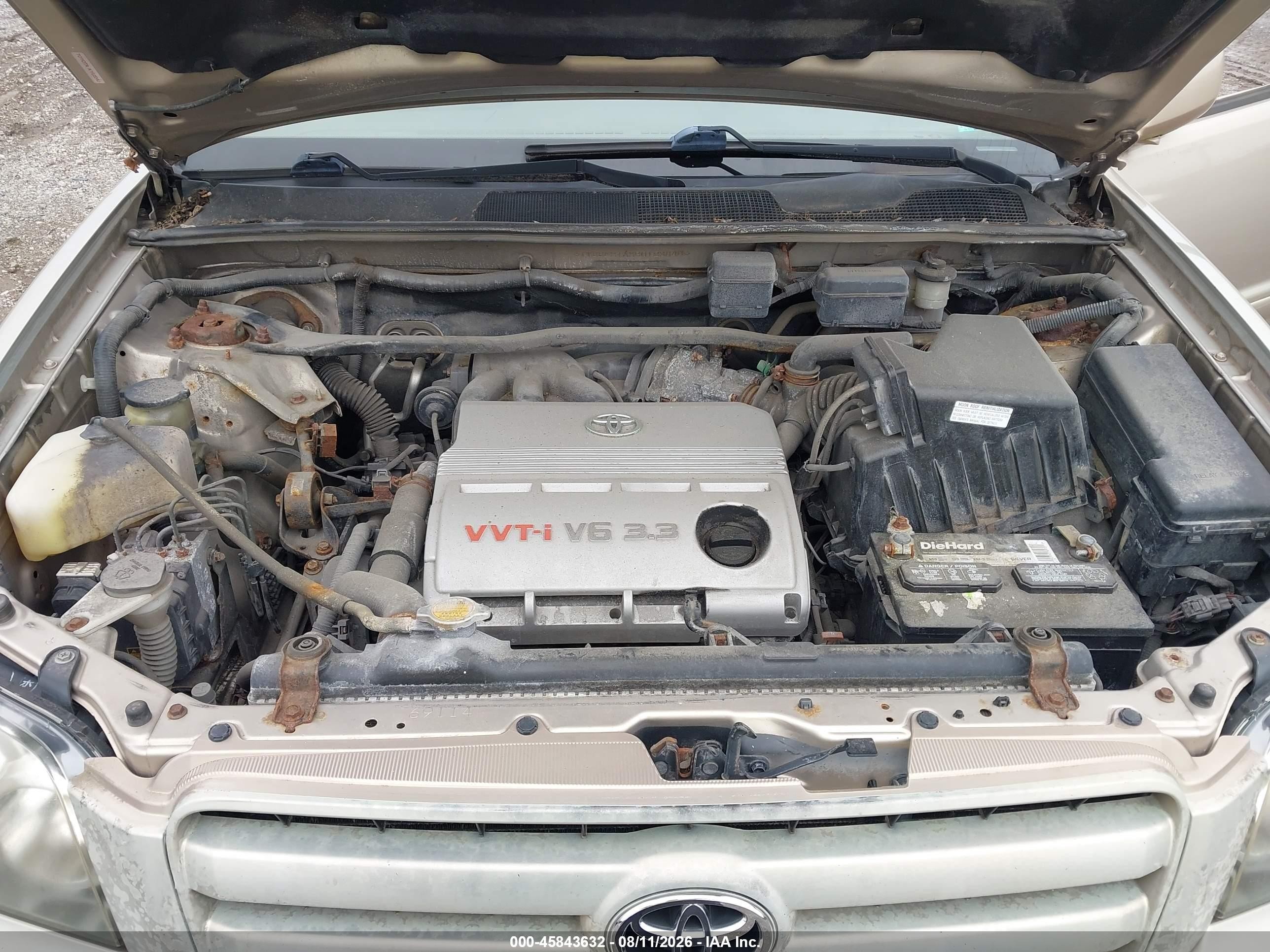 2005 Toyota Highlander Limited V6 Золотой vin: JTEEP21AX50123845