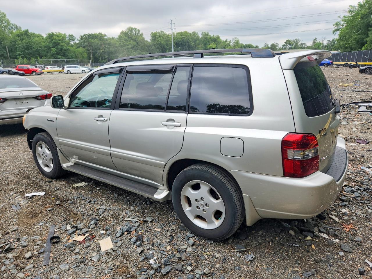 2005 Toyota Highlander Limited Silver vin: JTEEP21AX50126308