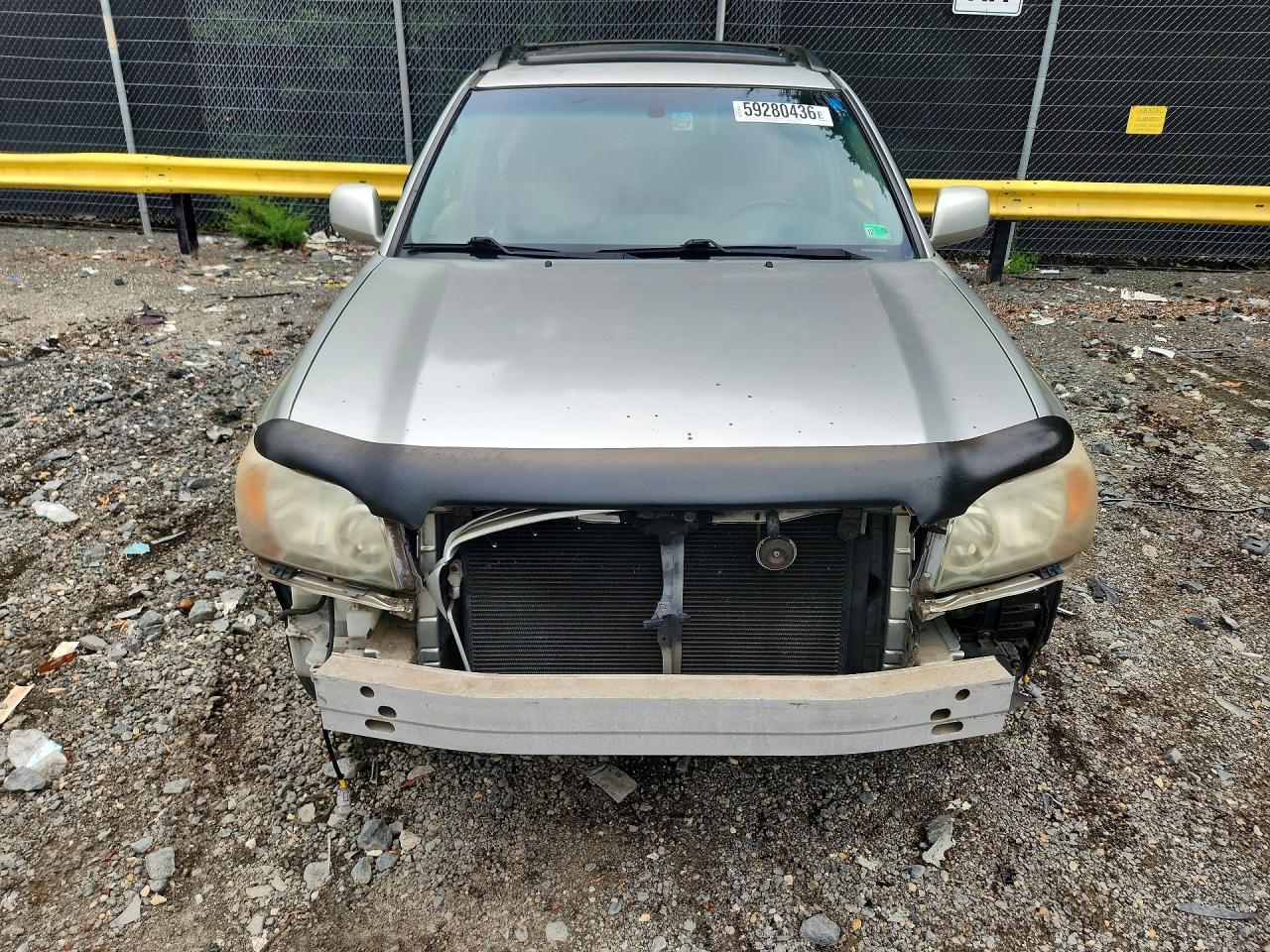 2005 Toyota Highlander Limited Silver vin: JTEEP21AX50126308