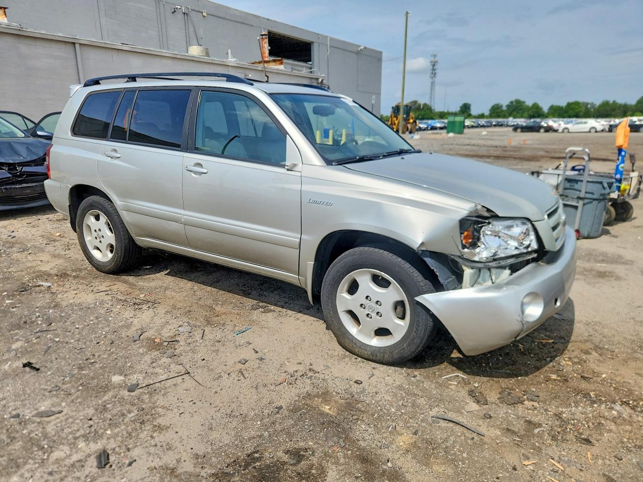 2005 Toyota Highlander Limited Silver vin: JTEEP21AX50129001