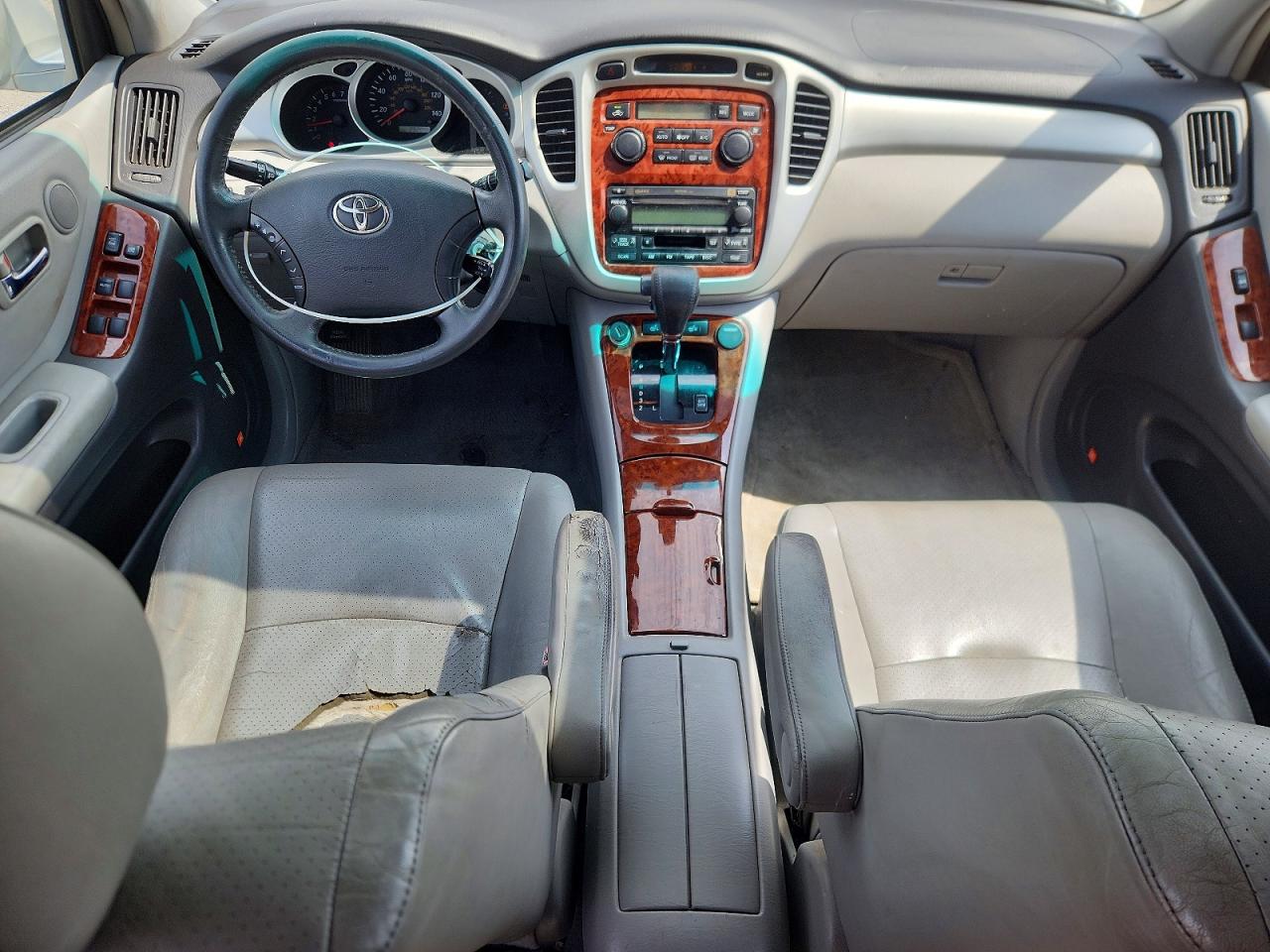 2005 Toyota Highlander Limited Silver vin: JTEEP21AX50129001