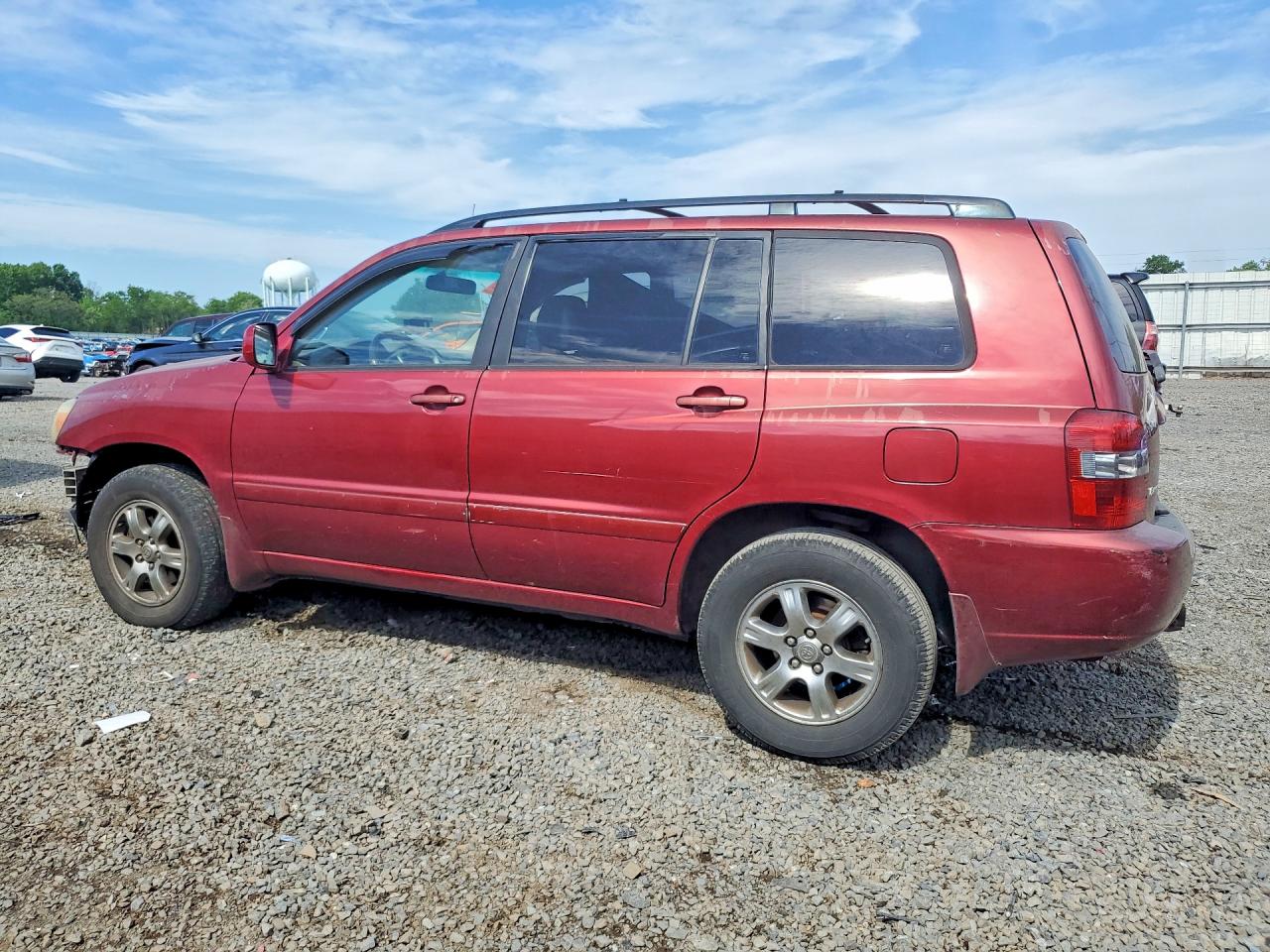 2006 Toyota Highlander Limited Maroon vin: JTEEP21AX60137763