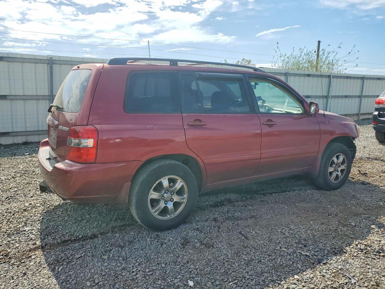 2006 Toyota Highlander Limited Maroon vin: JTEEP21AX60137763