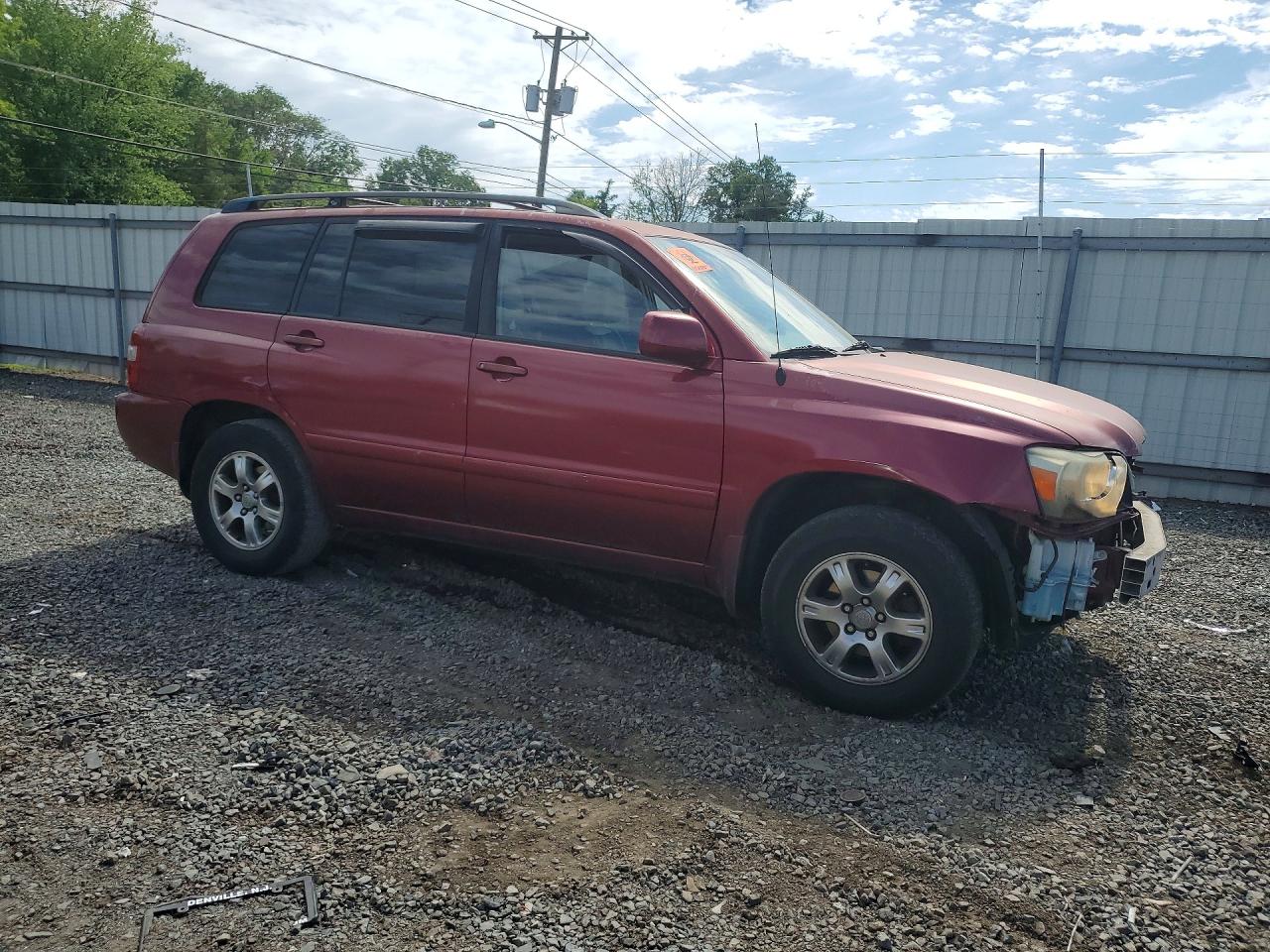 2006 Toyota Highlander Limited Maroon vin: JTEEP21AX60137763