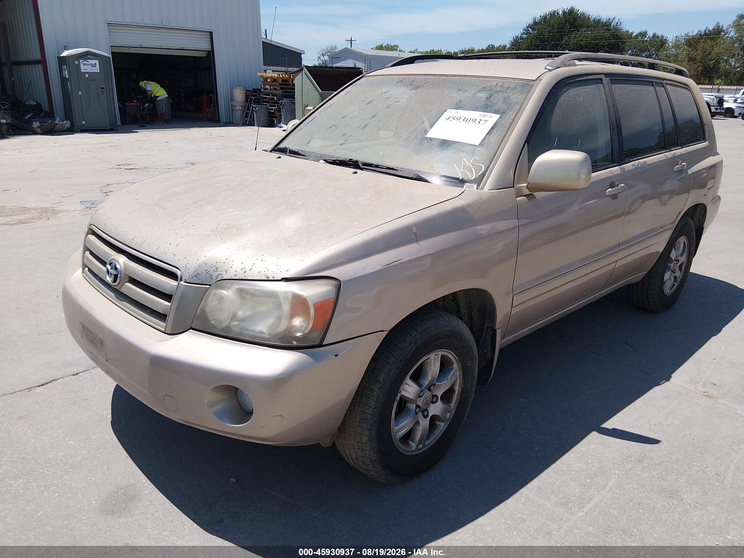 2006 Toyota Highlander V6 Tan vin: JTEEP21AX60142767