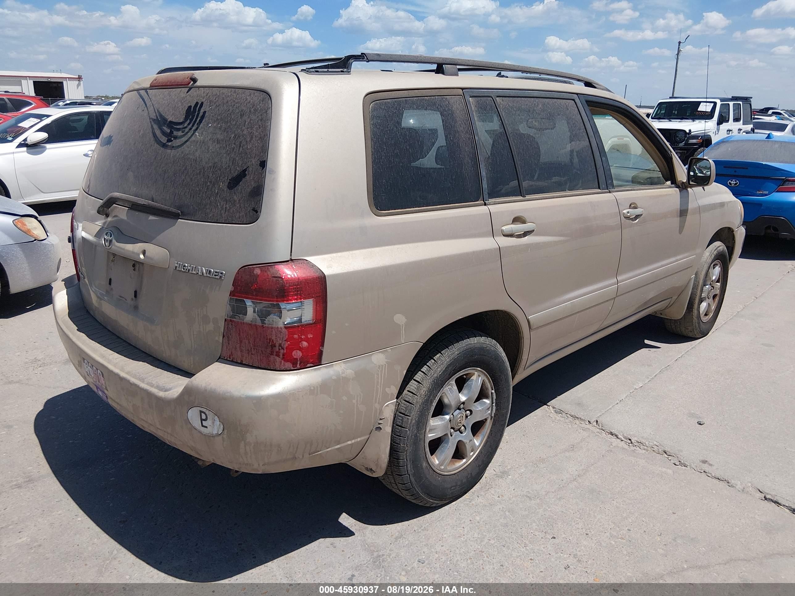 2006 Toyota Highlander V6 Tan vin: JTEEP21AX60142767
