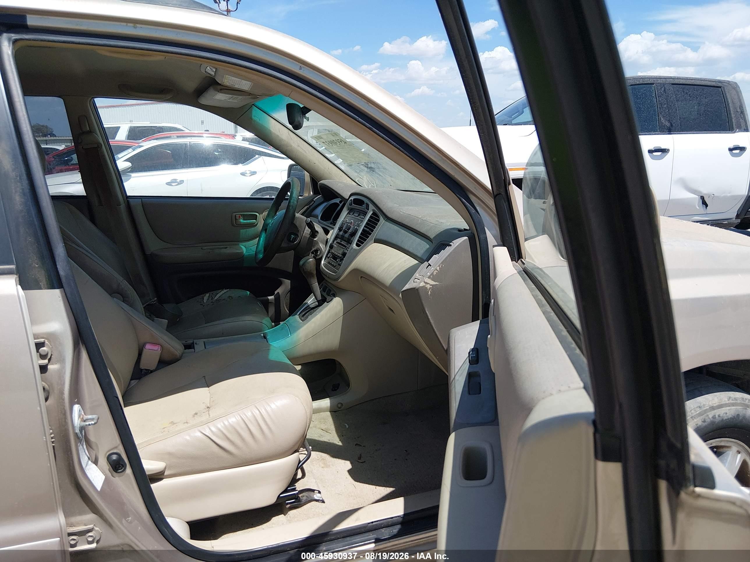 2006 Toyota Highlander V6 Tan vin: JTEEP21AX60142767