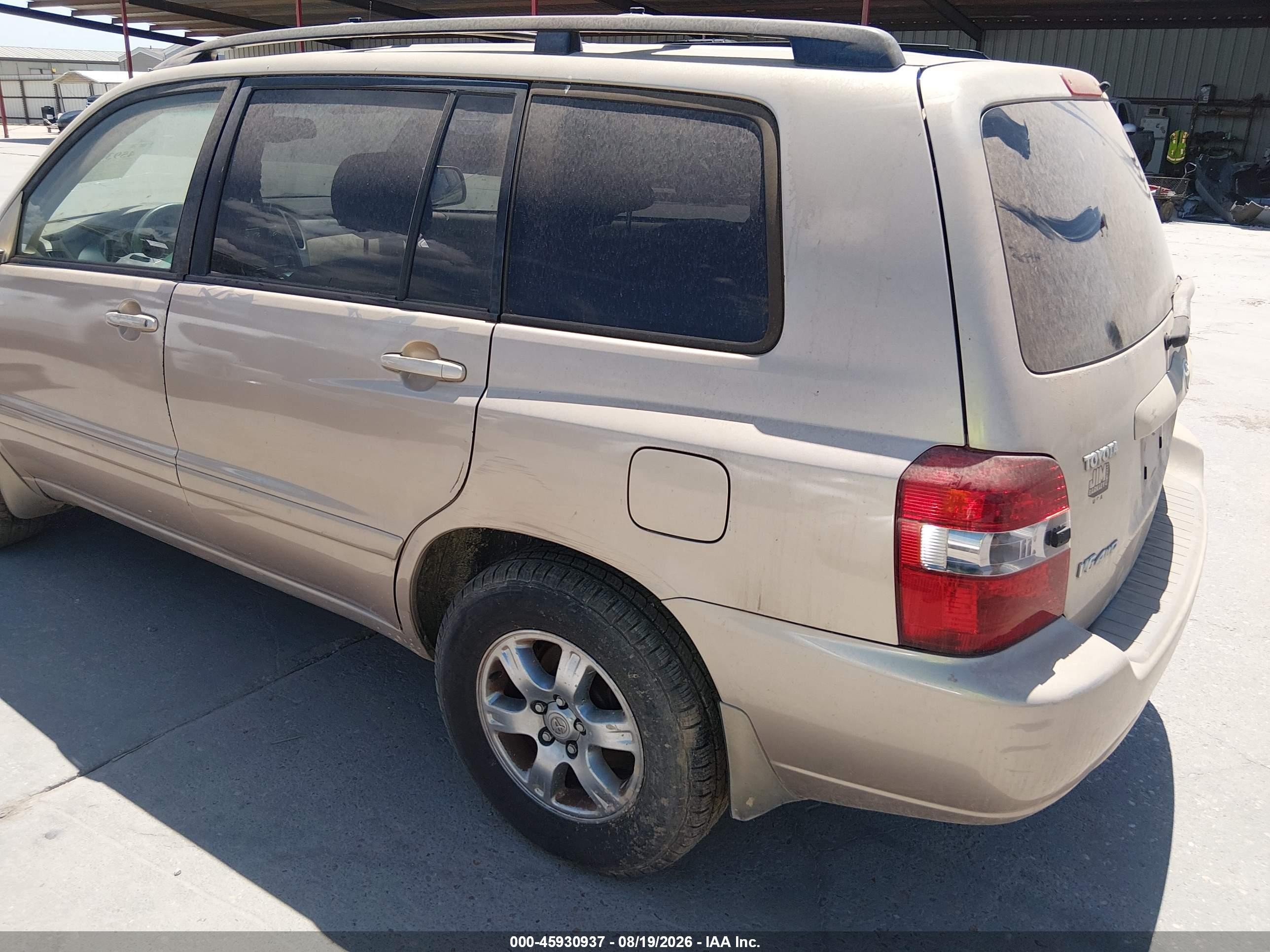 2006 Toyota Highlander V6 Tan vin: JTEEP21AX60142767