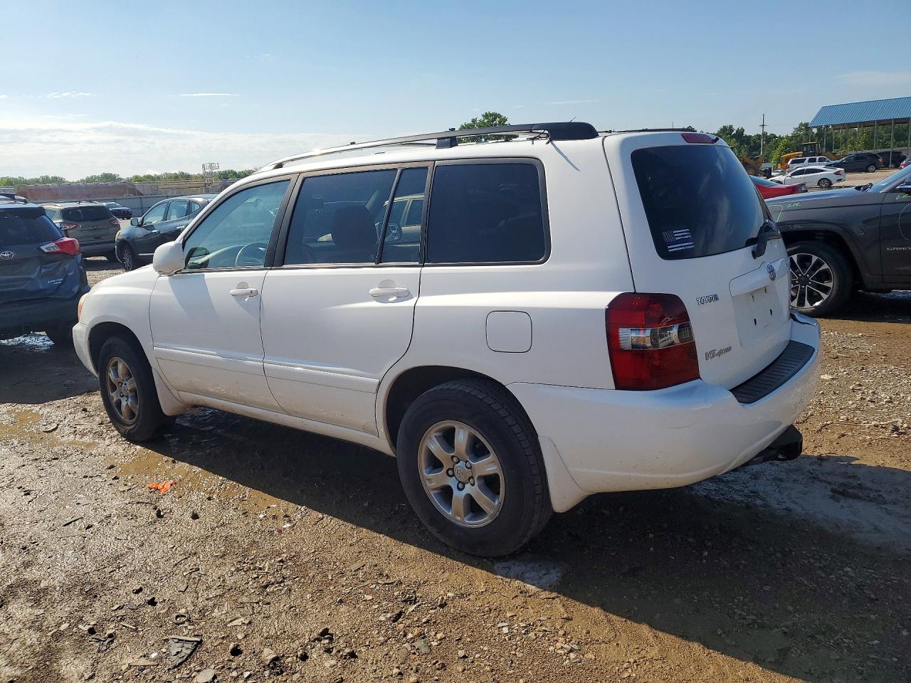 2006 Toyota Highlander Limited White vin: JTEEP21AX60143871