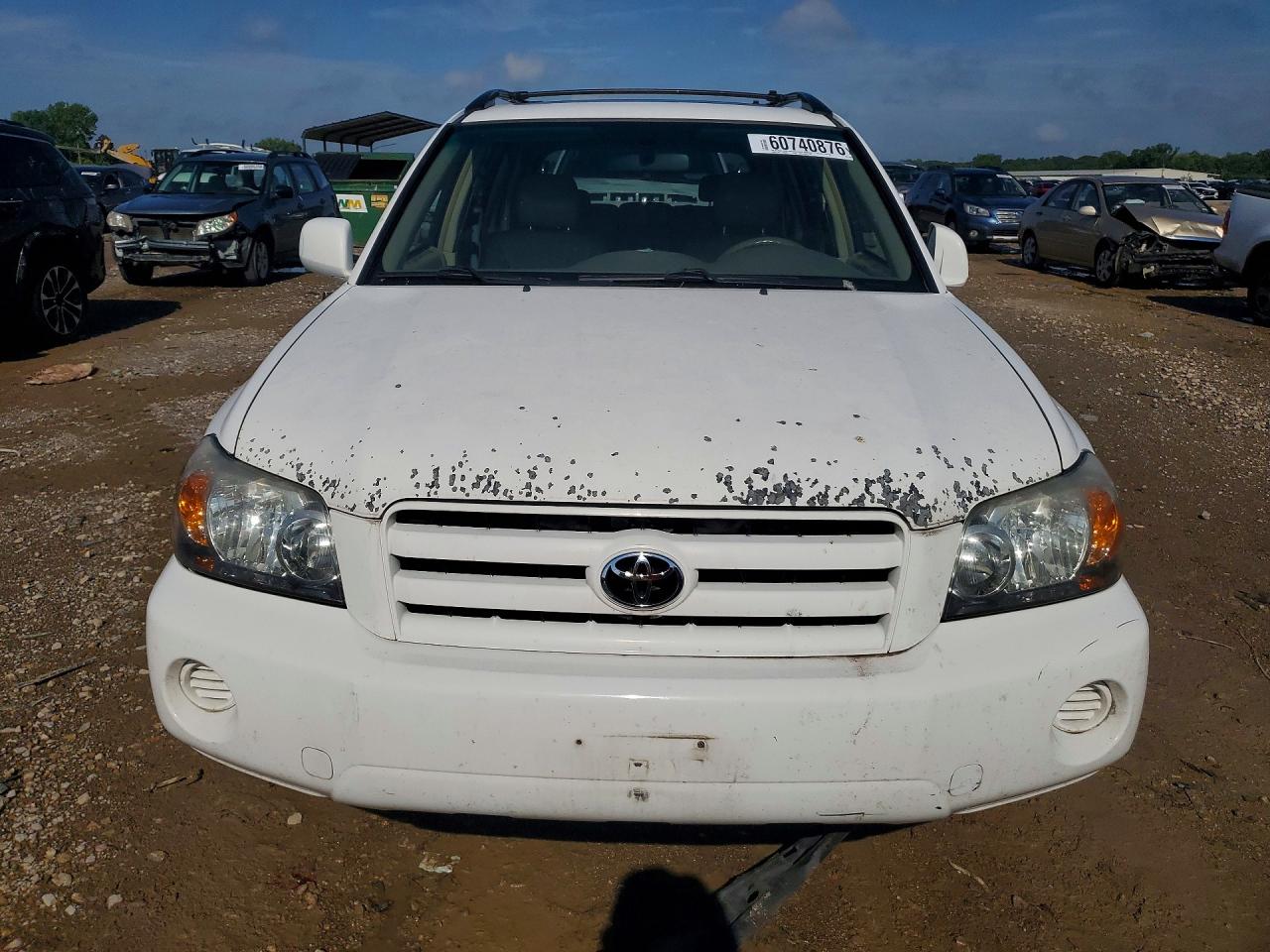 2006 Toyota Highlander Limited White vin: JTEEP21AX60143871